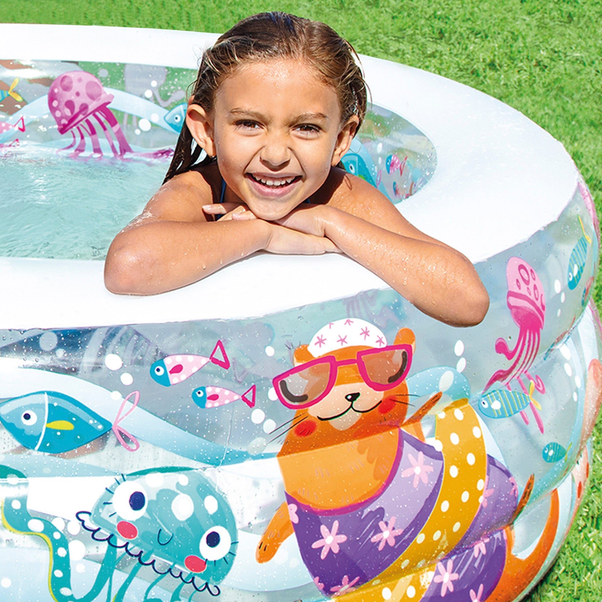 Piscina insuflável INTEX com aquário, 152x56cm - 360 litros