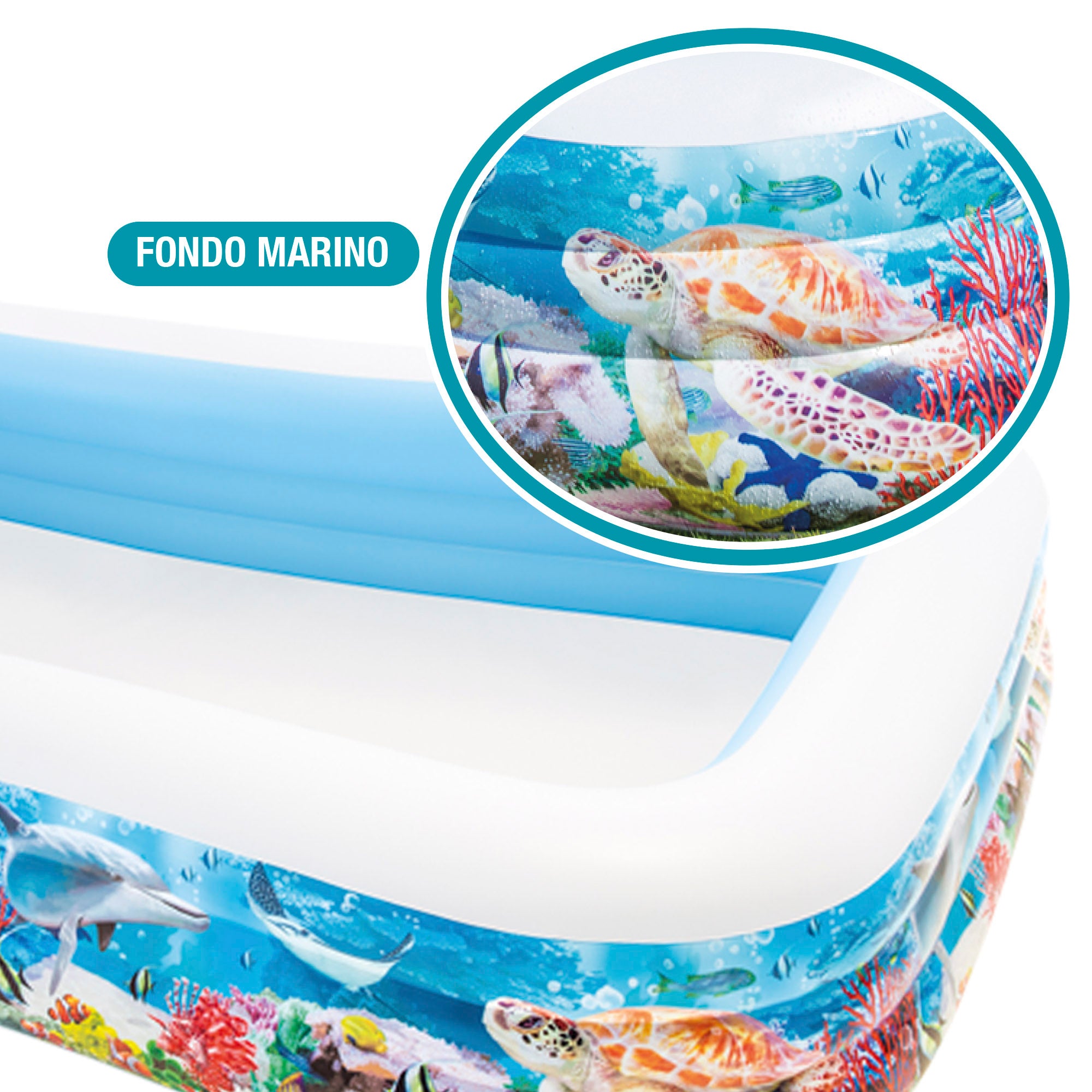 Piscina insuflável tropical INTEX 305x183x56 cm - 1020 l