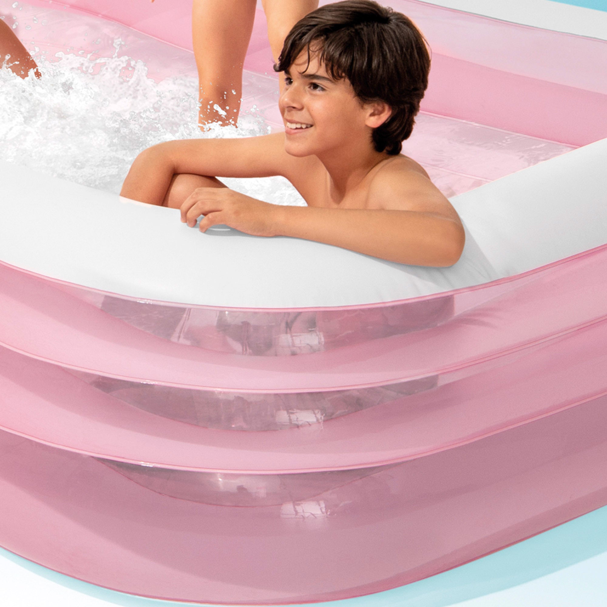 Piscina insuflável rosa INTEX 305x183x56 cm