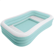 Piscina insuflável infantil INTEX azul e branca