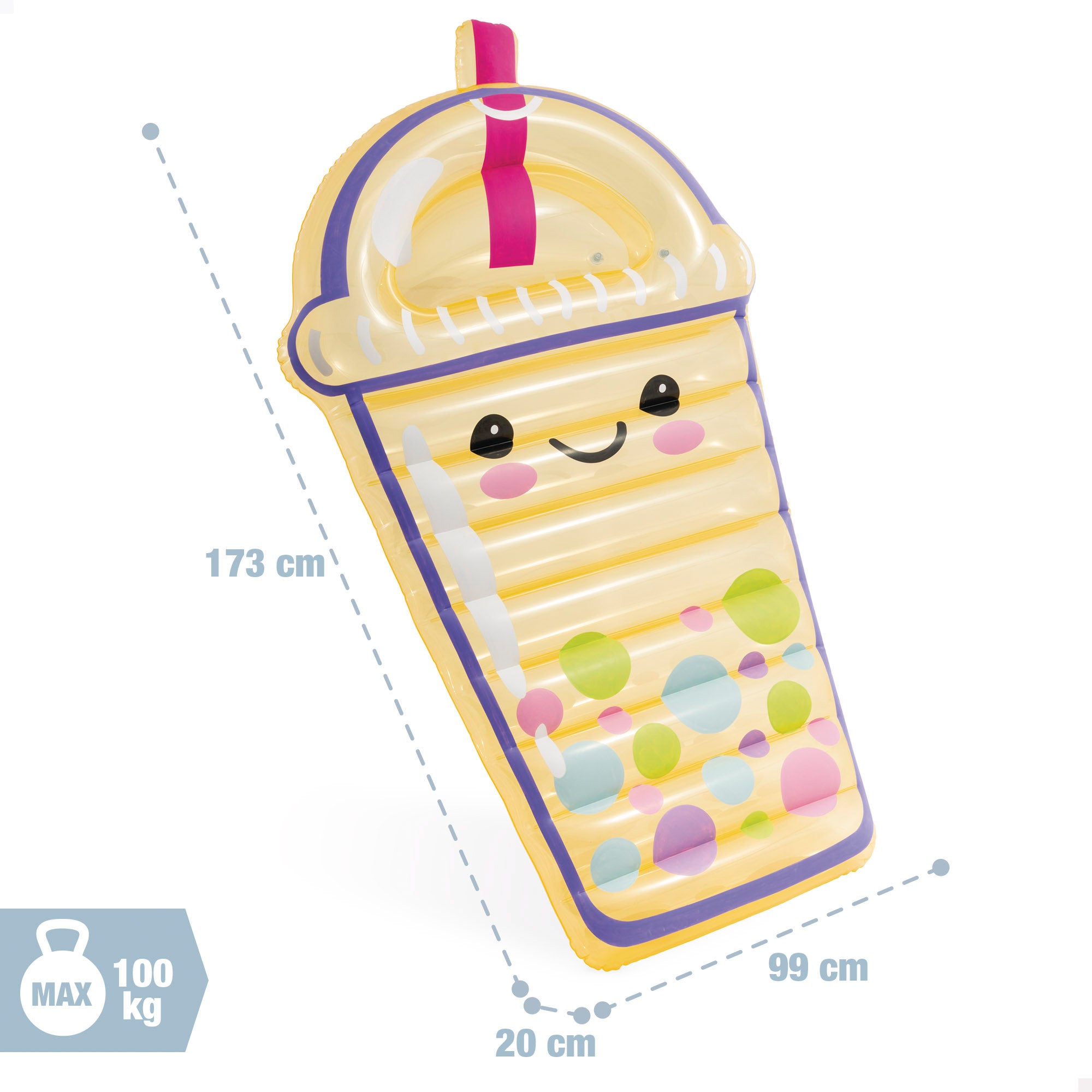 Colchão insuflável em formato de chávena de chá da INTEX