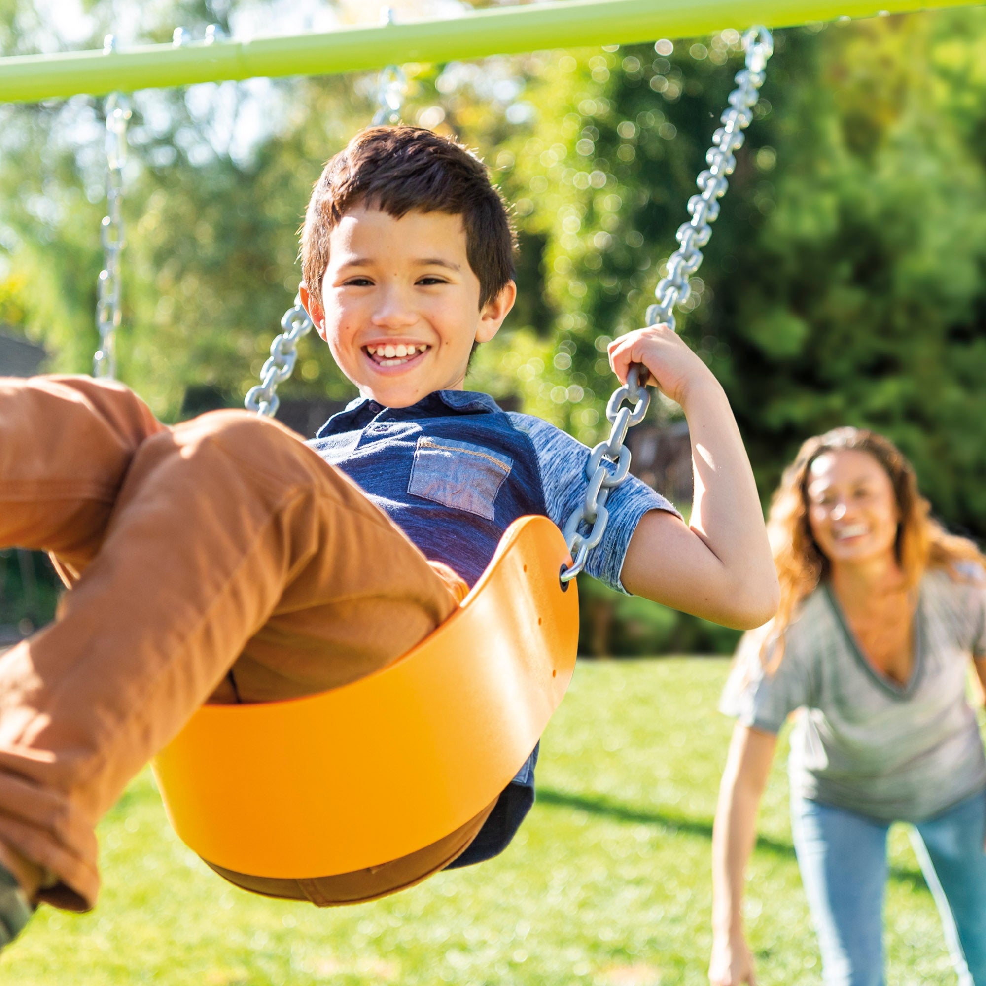 Baloiço de jardim infantil INTEX com cadeira de baloiço