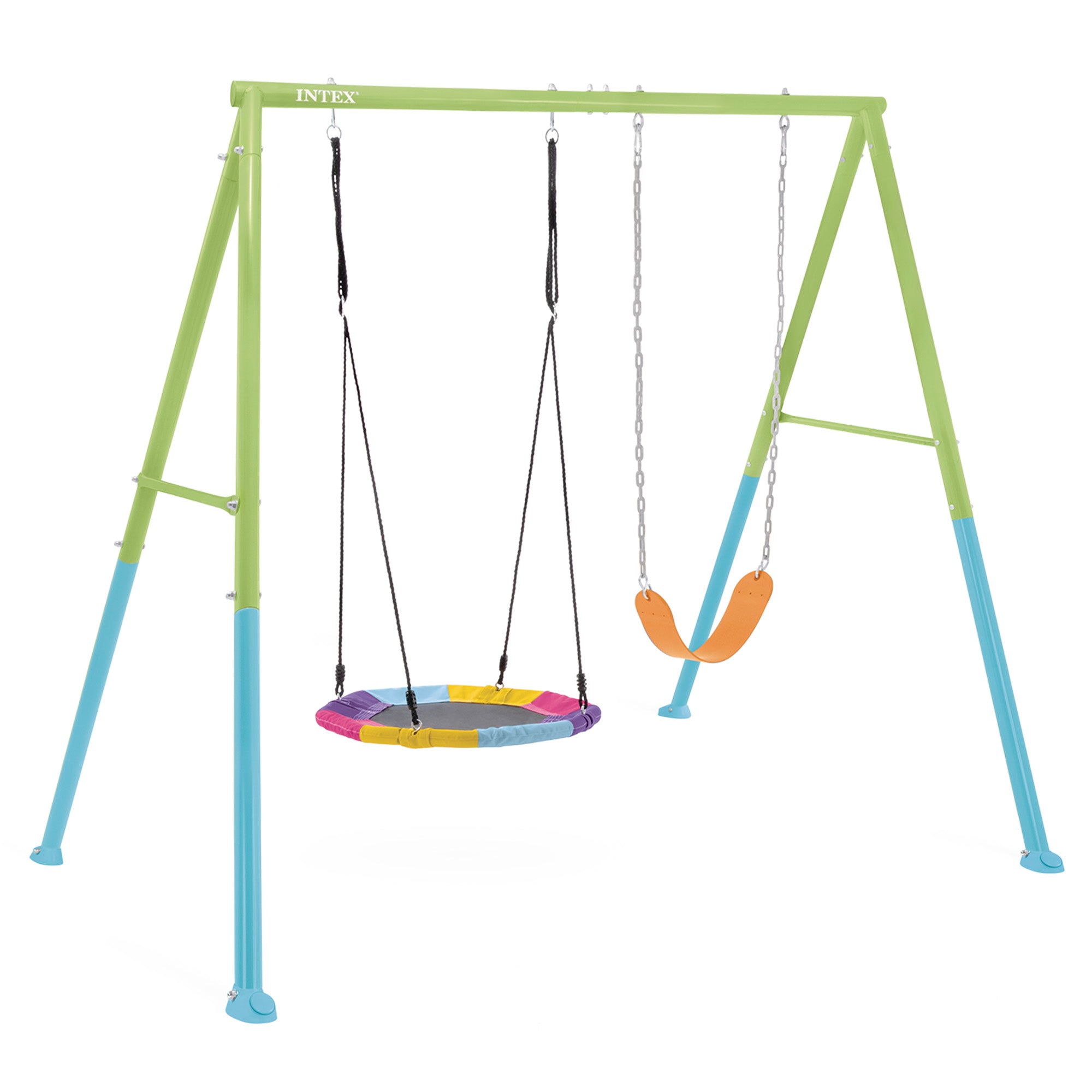 Baloiço de jardim infantil INTEX com ninho