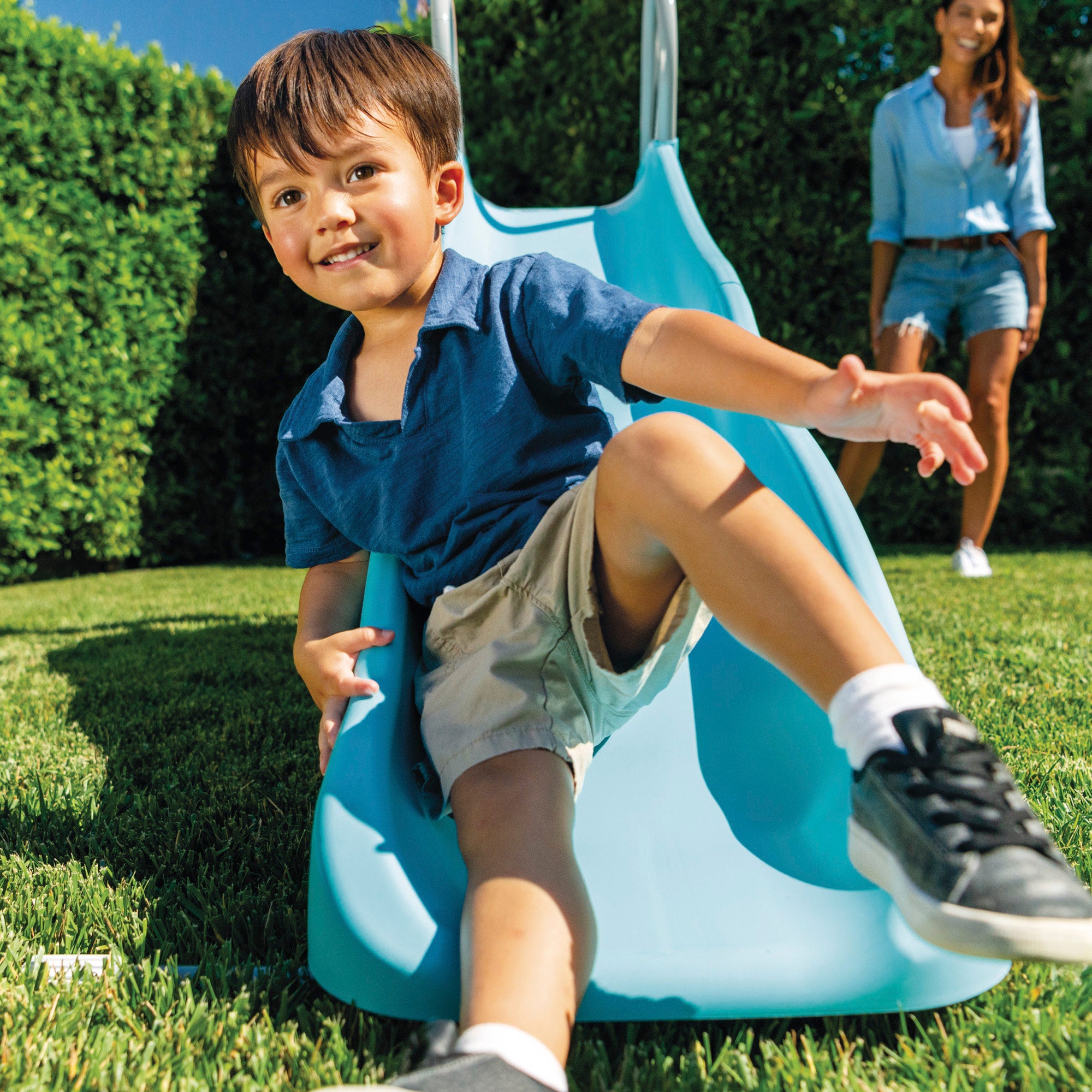 Escorrega infantil INTEX com 2 degraus