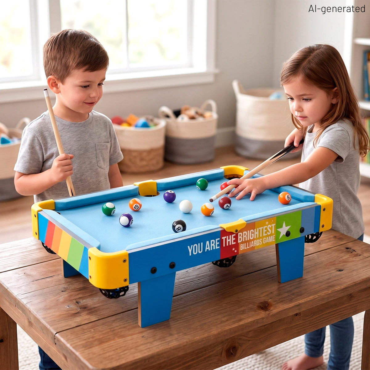 Bilhar de mesa infantil 51x32x15 cm CB Games