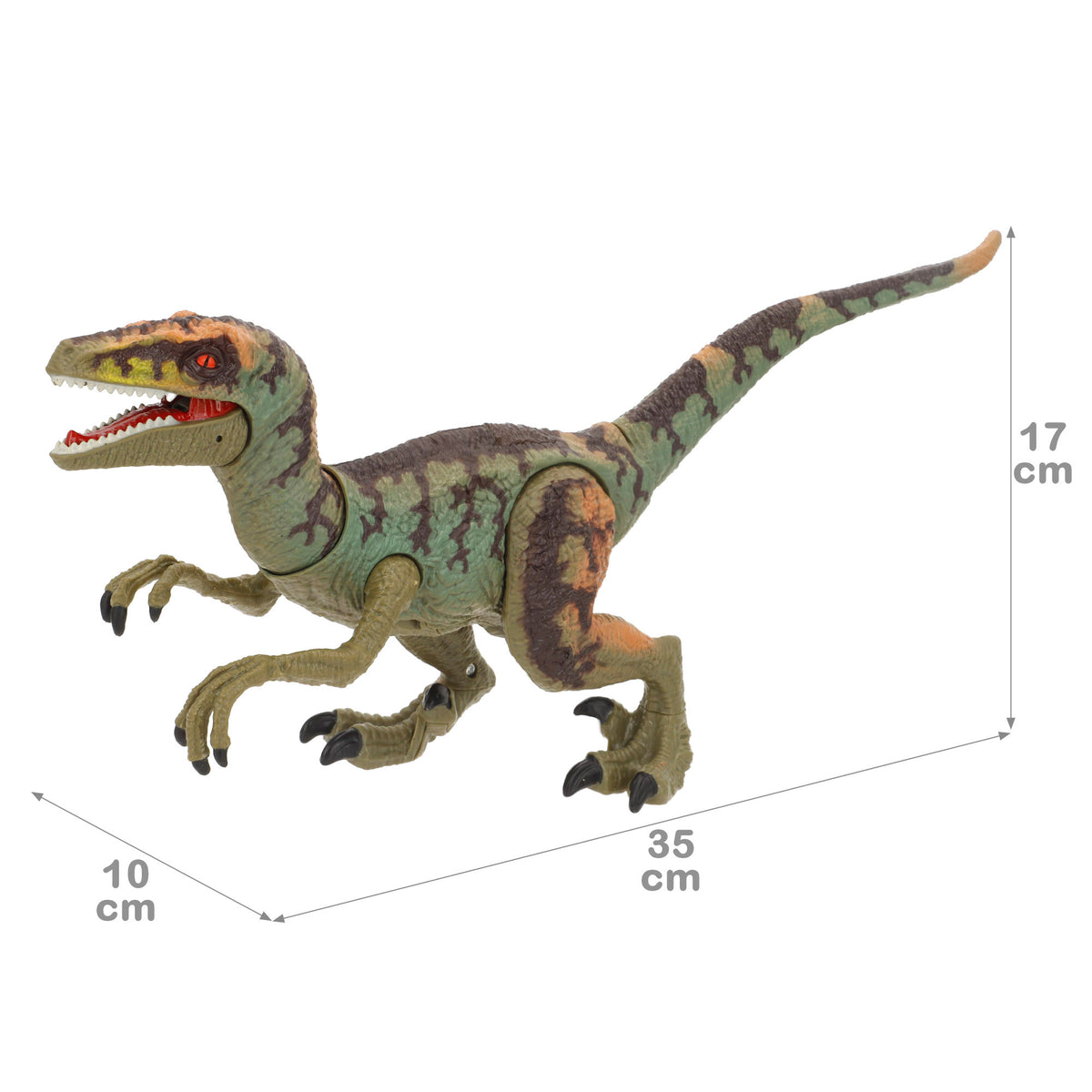 Conjunto de dinossauro com helicóptero, mota e explorador Animal World
