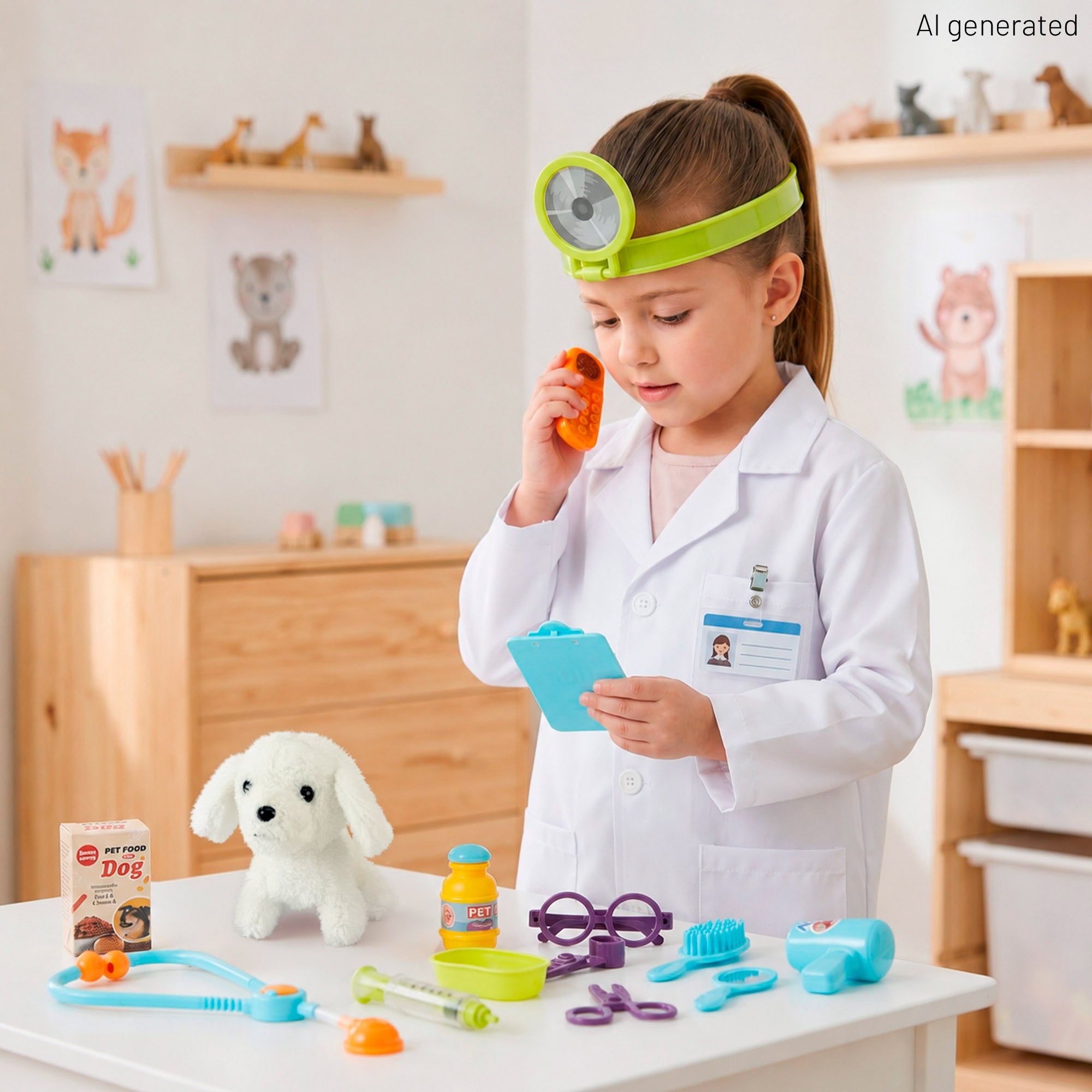 Set veterinario con perrito y accesorios + 3 años GoGo Friends