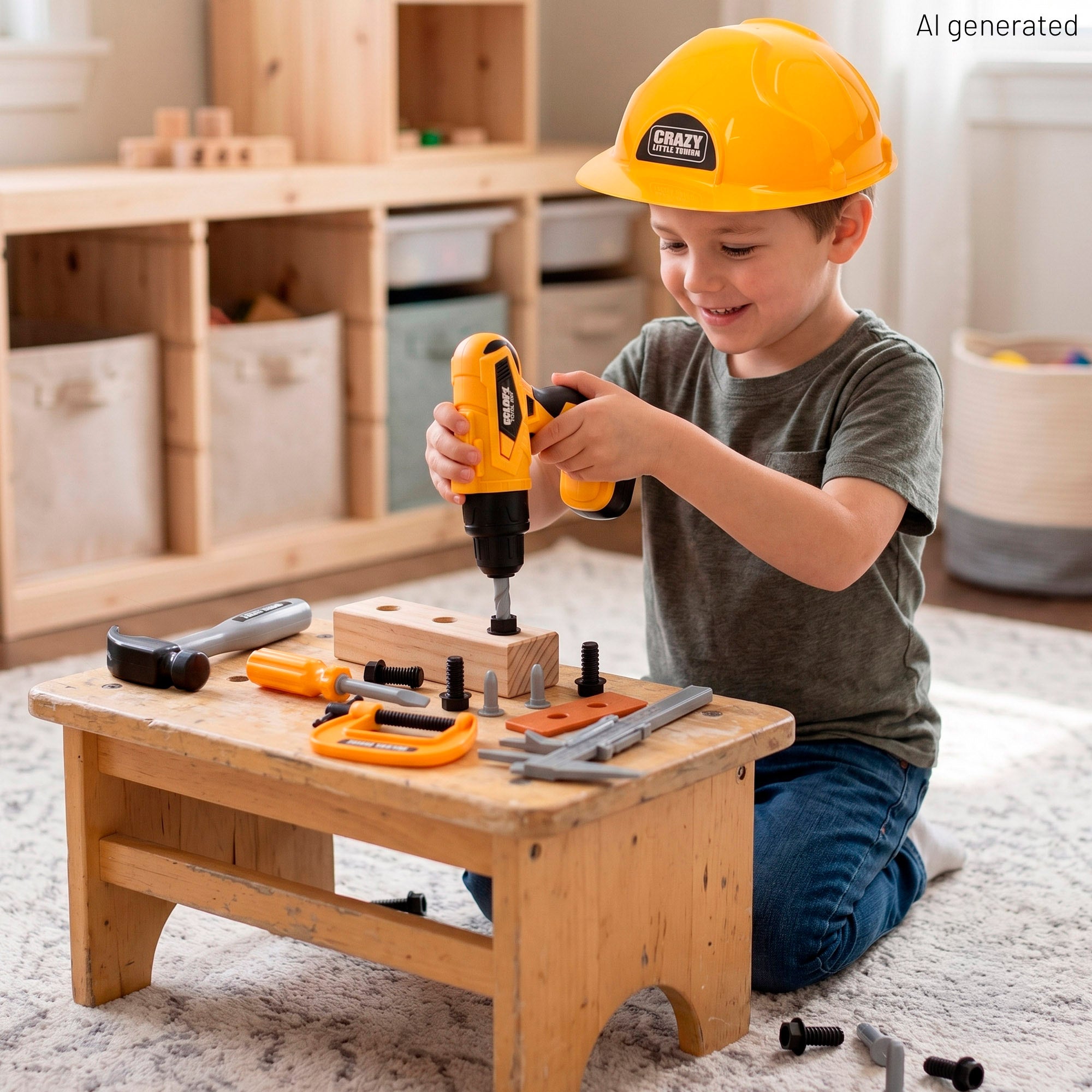 Conjunto de ferramentas com berbequim elétrico + 3 anos My Tools