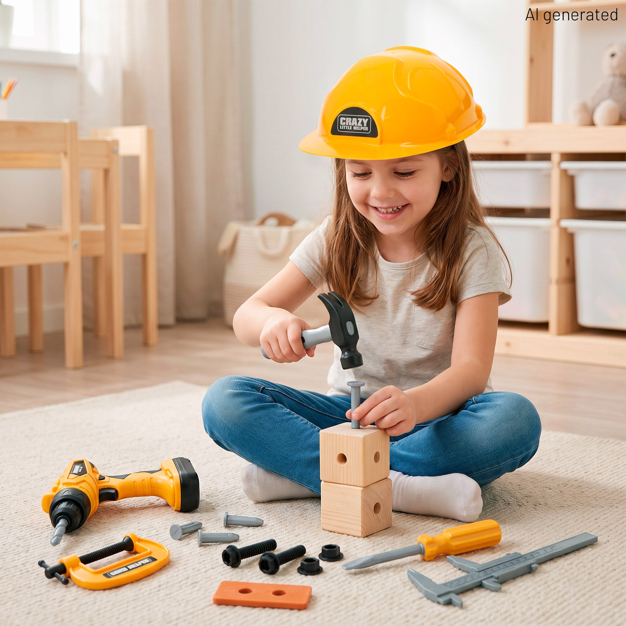 Conjunto de ferramentas com berbequim elétrico + 3 anos My Tools
