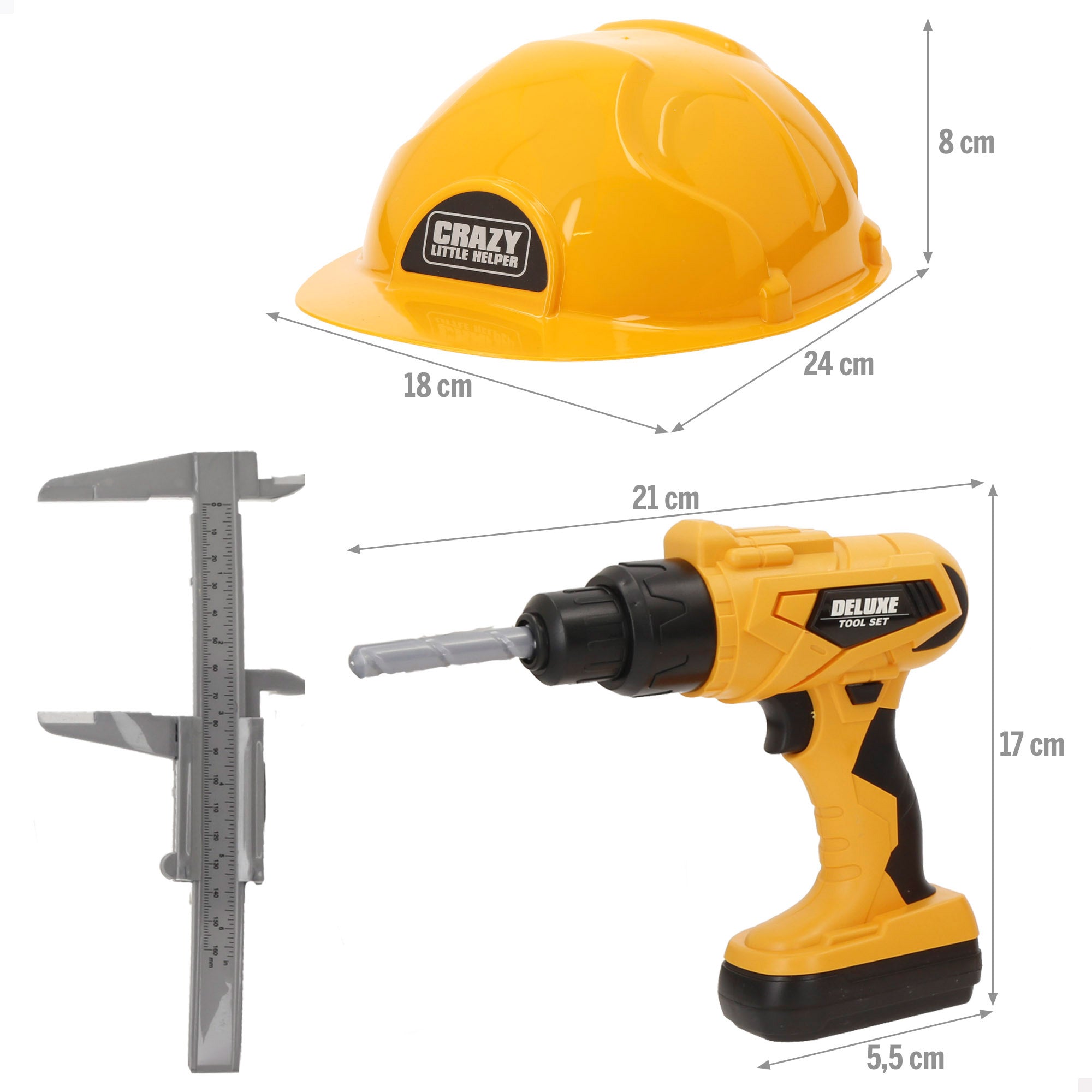 Conjunto de ferramentas com berbequim elétrico + 3 anos My Tools