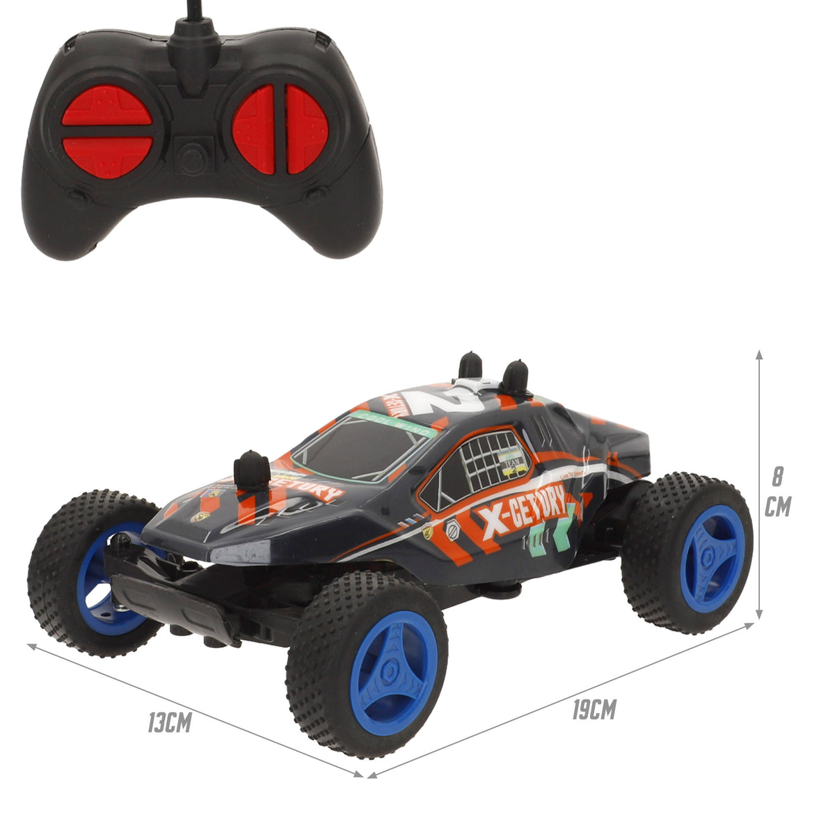 Carro telecomandado rodas de borracha 1:24 Speed & Go