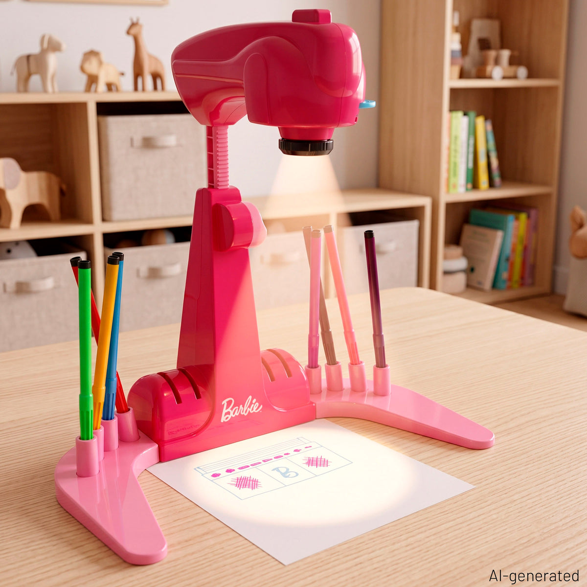 Barbie Projetor de desenho + 5 anos