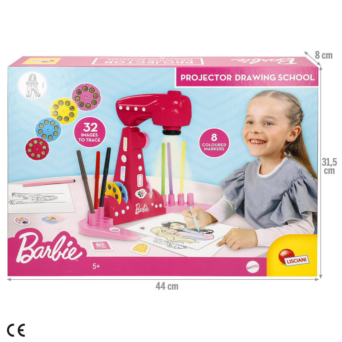 Barbie Projetor de desenho + 5 anos