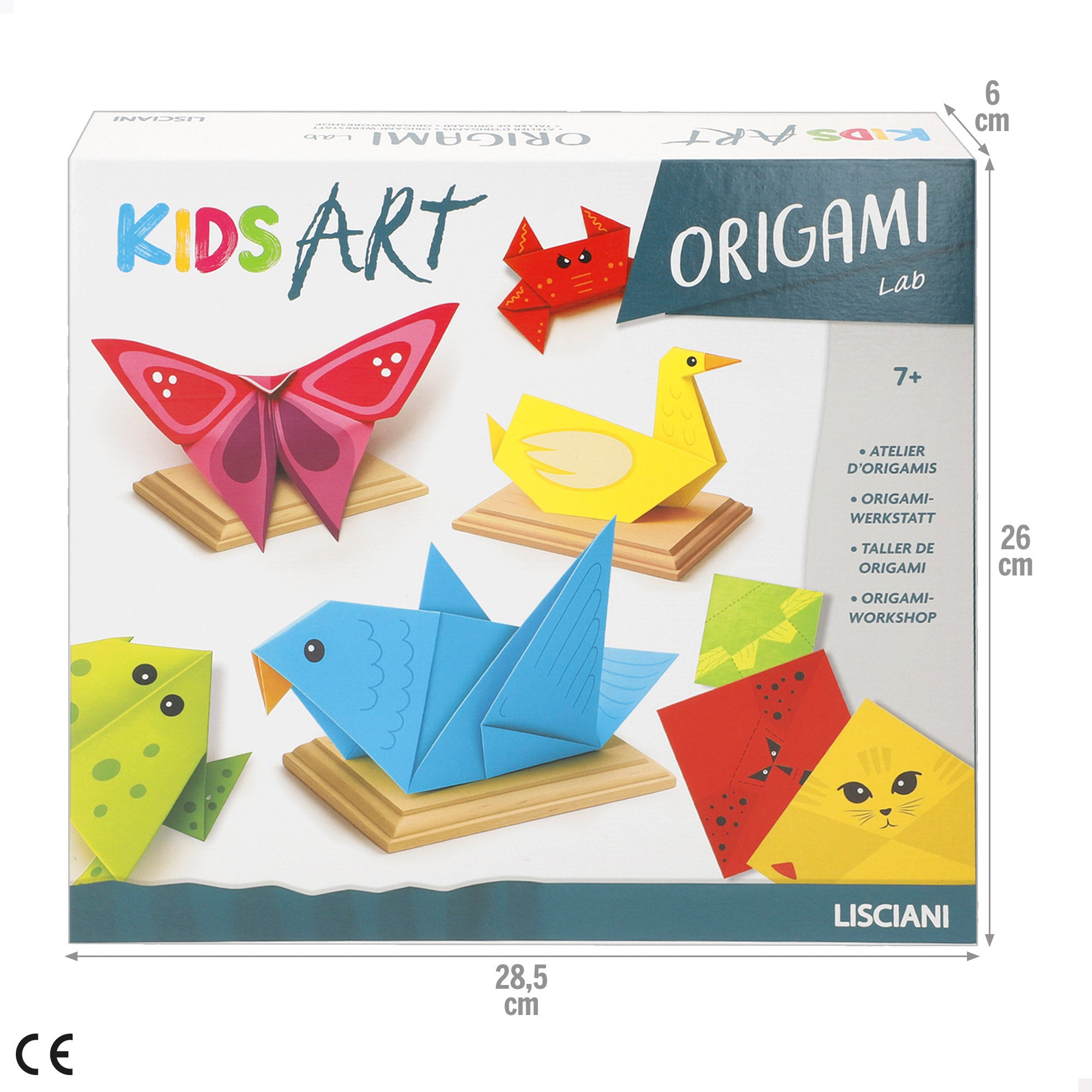 Lisciani Laboratório origami crianças + 7 anos
