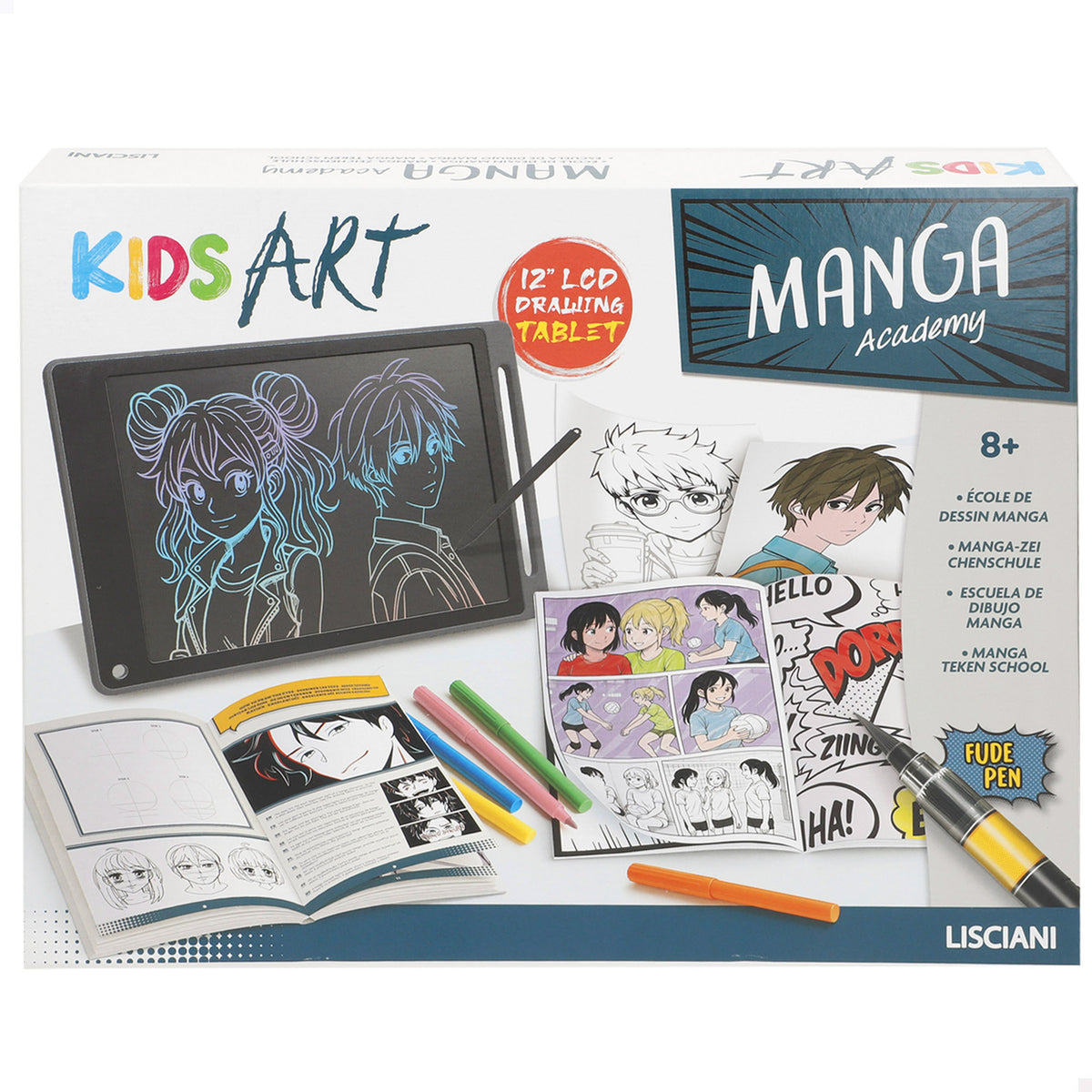 Lisciani Set de desenho academia de manga + 8 anos