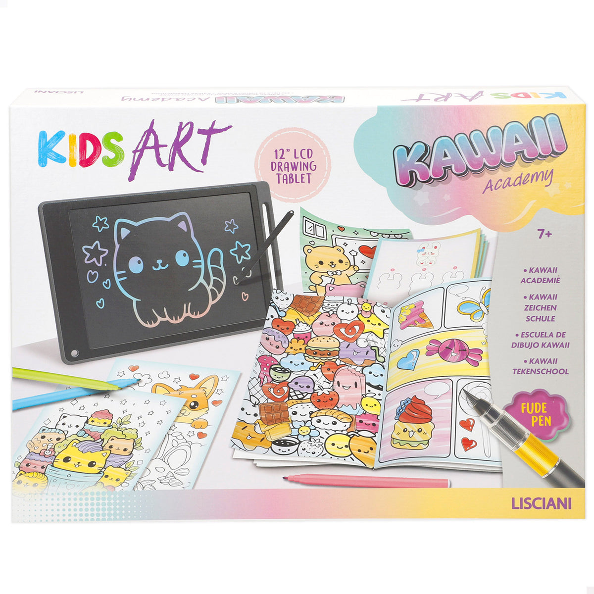 Lisciani Conjunto de desenho kawaii + 7 anos
