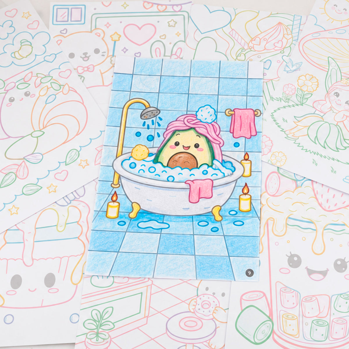 Lisciani Conjunto de desenho kawaii + 7 anos