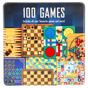 Caixa metálica 100 jogos de mesa + 6 anos CB Games