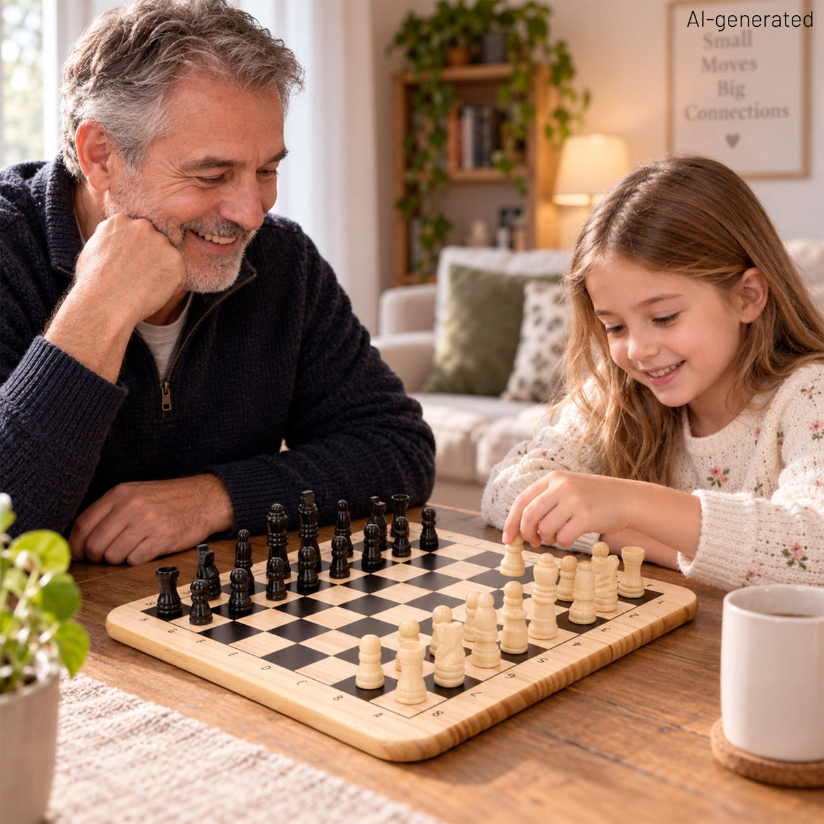 Jogo de xadrez e damas em caixa metálica + 6 anos COLORBABY
