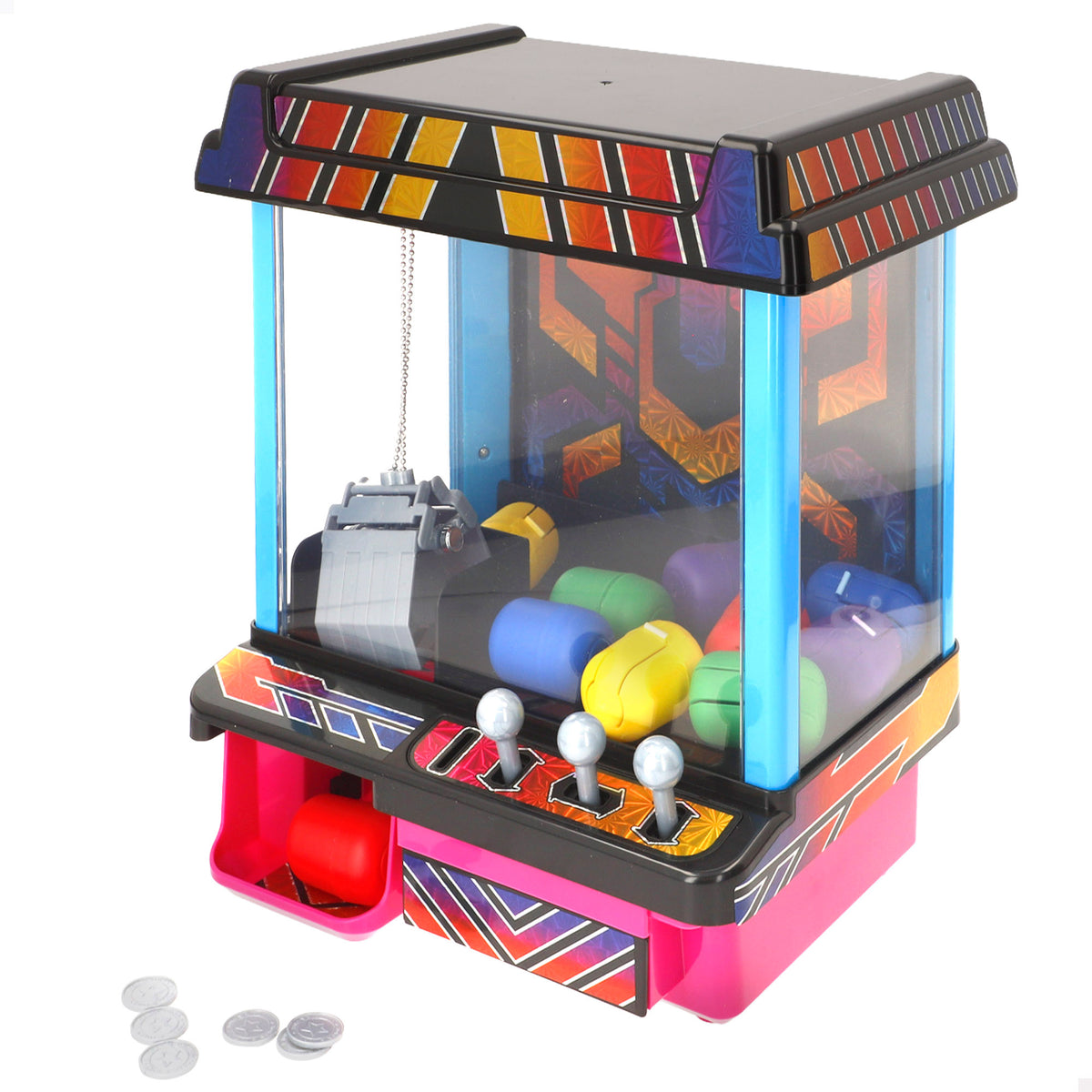 Máquina de garras arcade + 6 anos CB Games