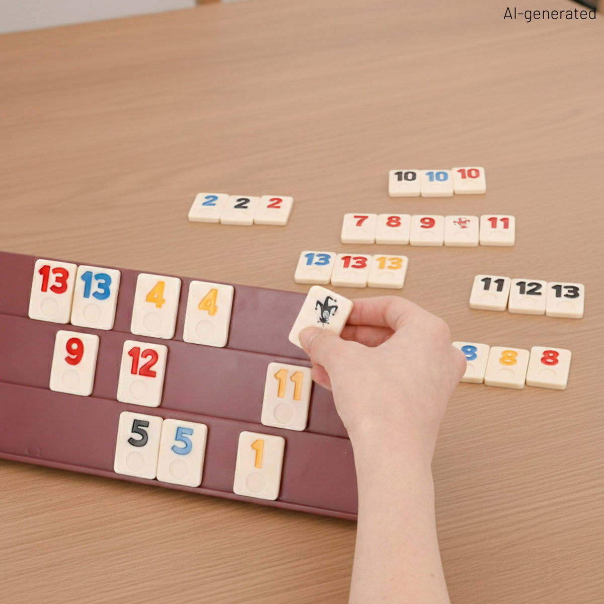 Jogo Rummy 4 suportes + 6 anos CB Games