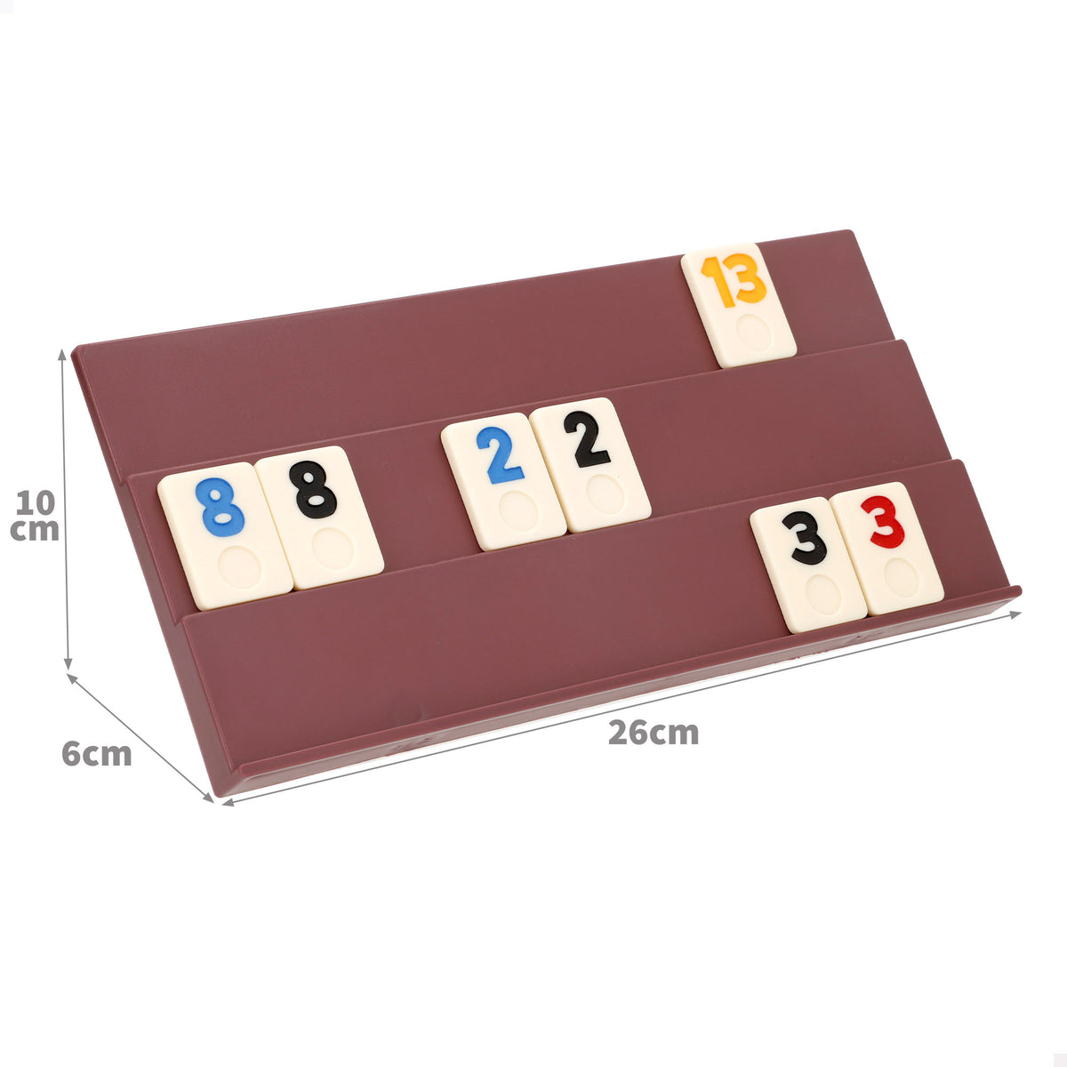 Jogo Rummy 4 suportes + 6 anos CB Games