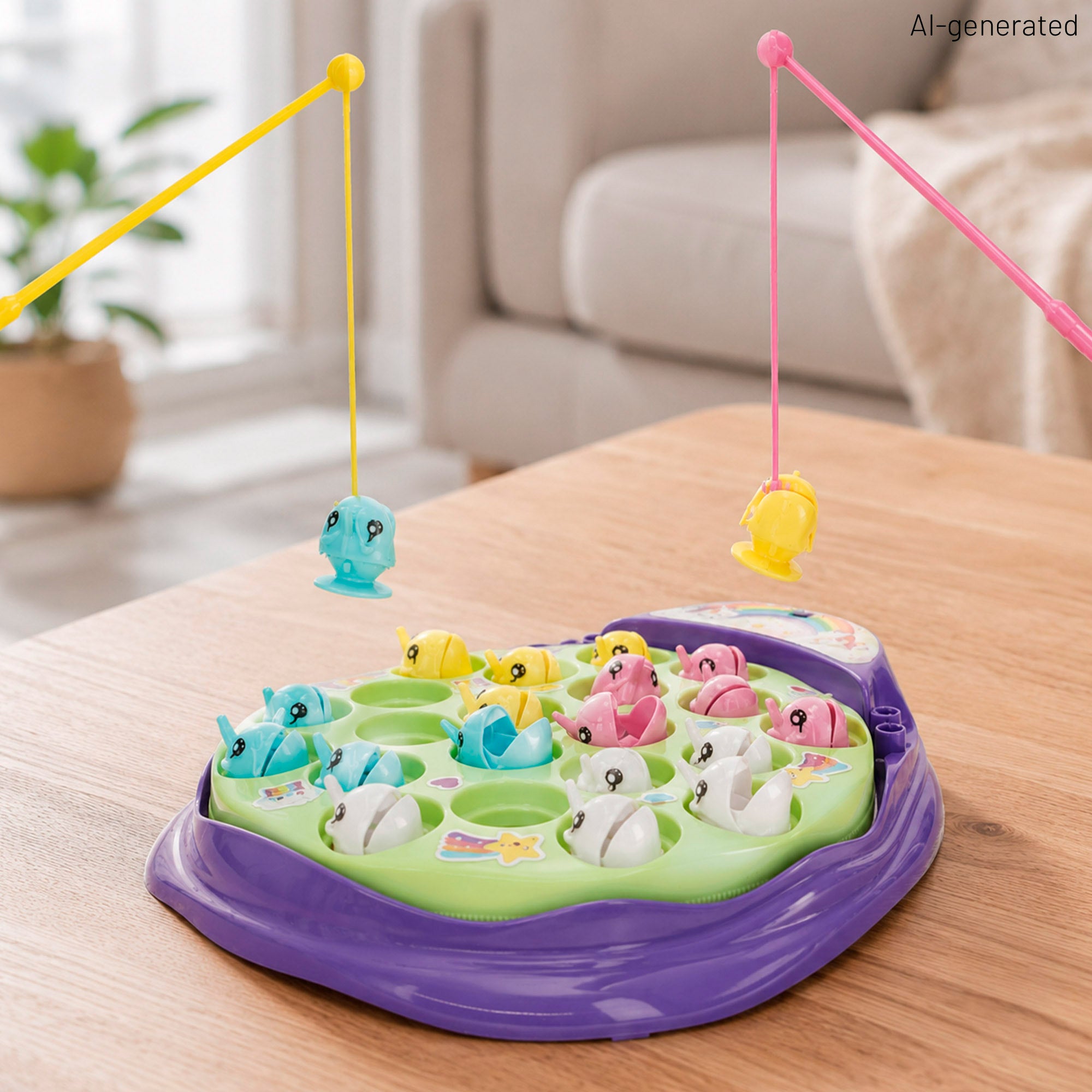 Juego de pesca unicornios + 3 años CB Games