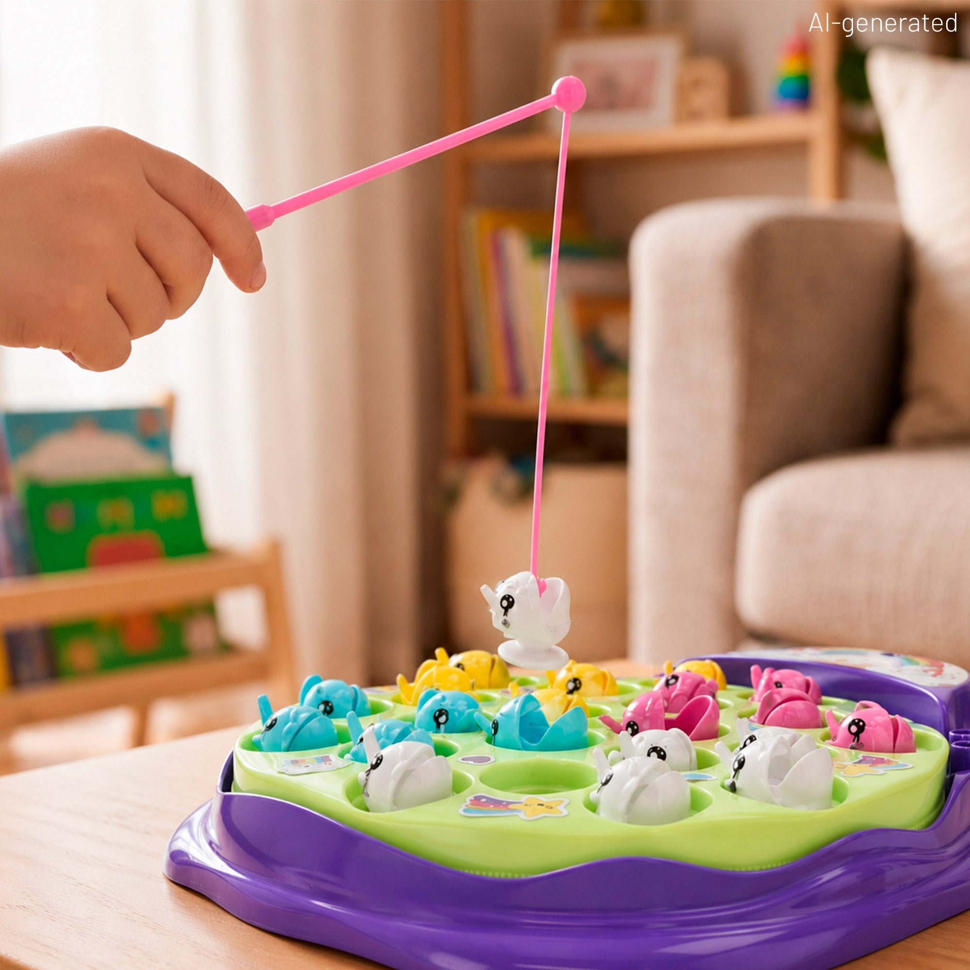 Juego de pesca unicornios + 3 años CB Games