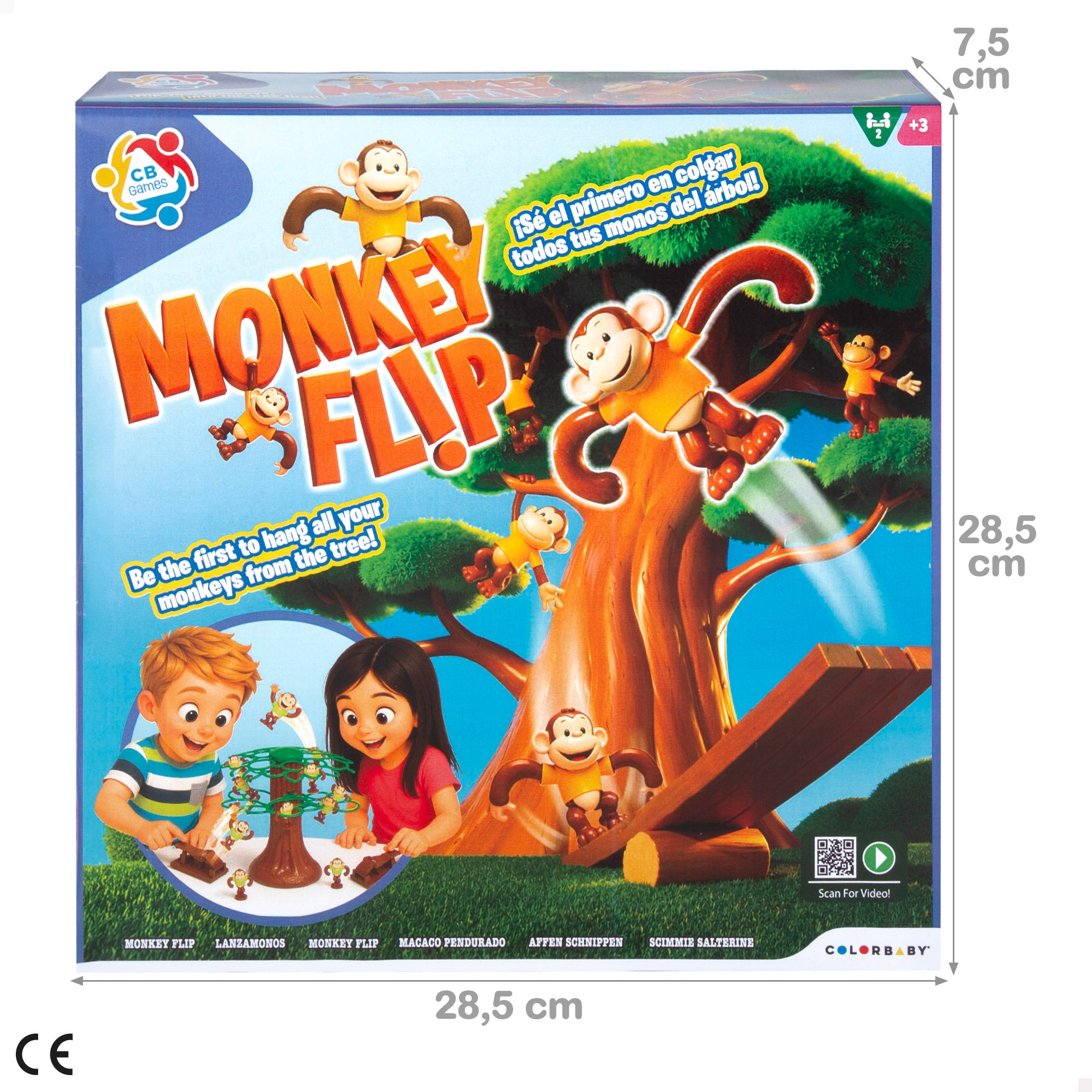 Juego mono saltarín + 3 años CB Games