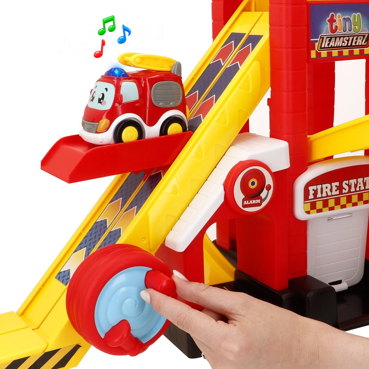 Garagem de emergências com luzes e sons + 12 meses Teamsterz