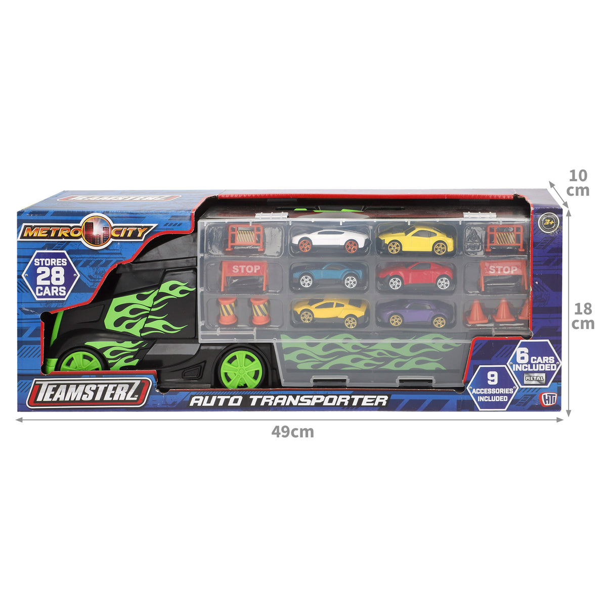 Camião porta-automóveis com 6 carros +3 anos Teamsterz
