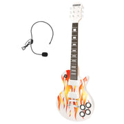 Guitarra eletrónica para crianças 69 cm com microfone de cabeça Bontempi