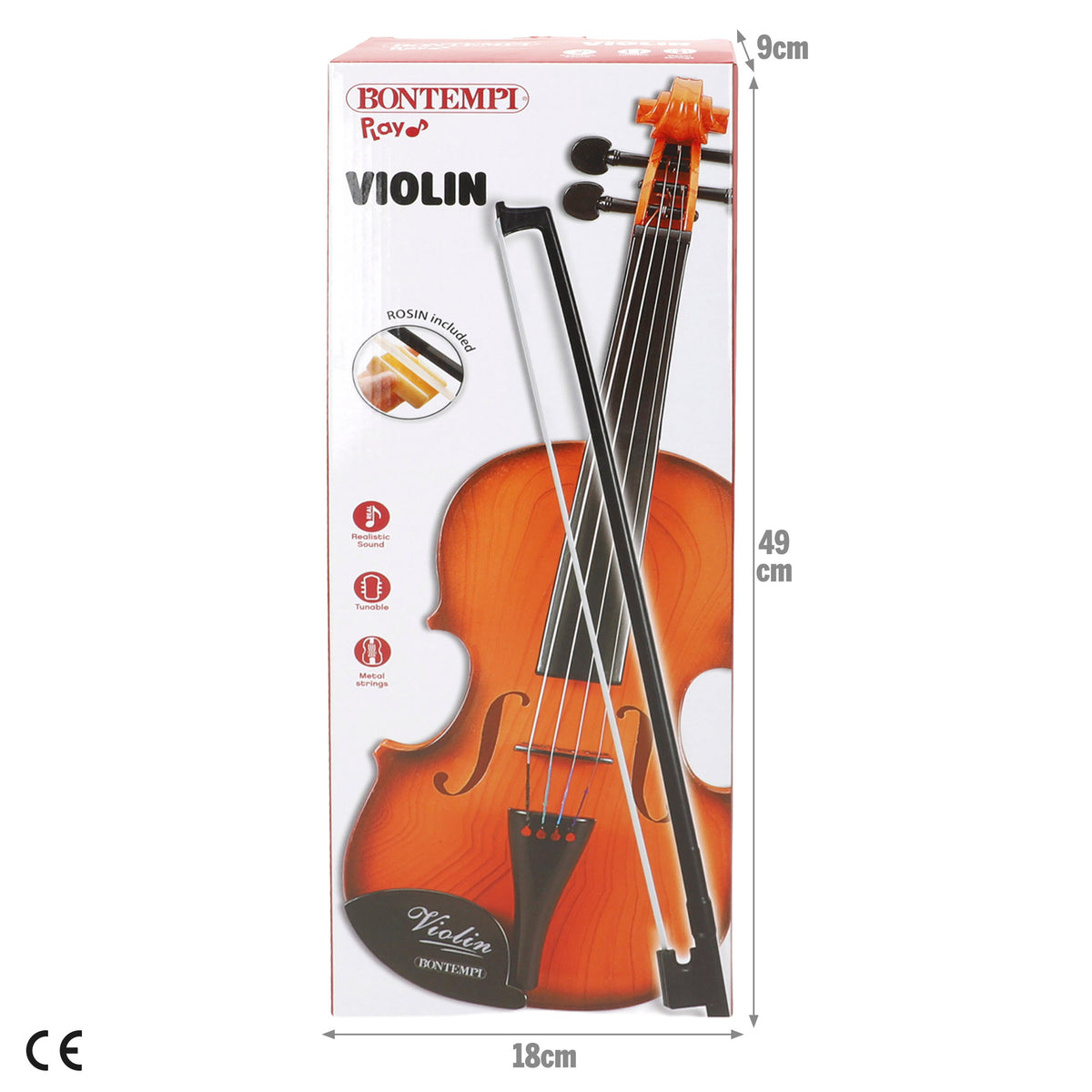 Violino clássico de brincar 49 cm Bontempi