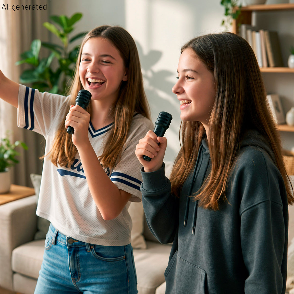 Altifalante de karaoke com 2 microfones Bontempi