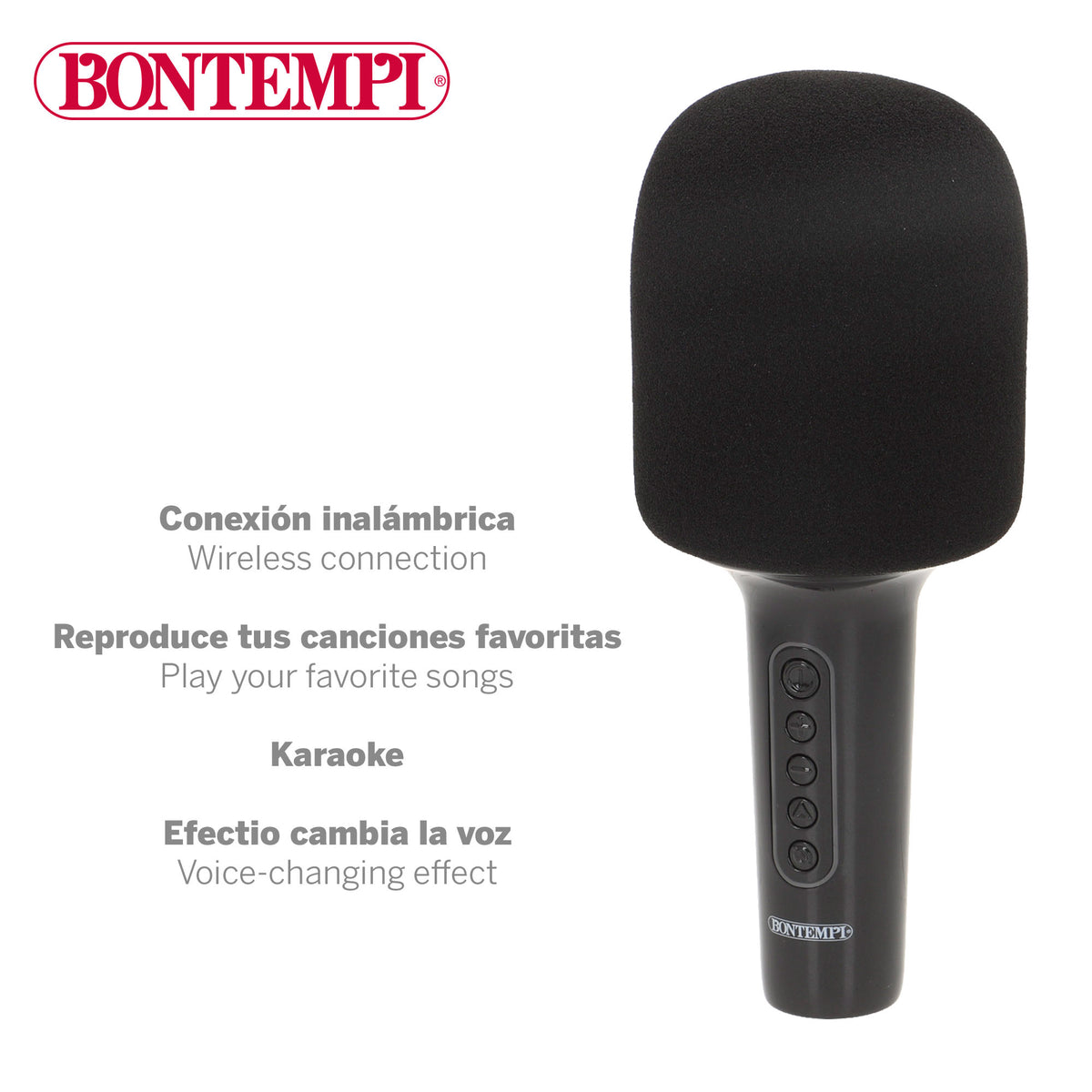 Microfone sem fios com altifalante Bontempi
