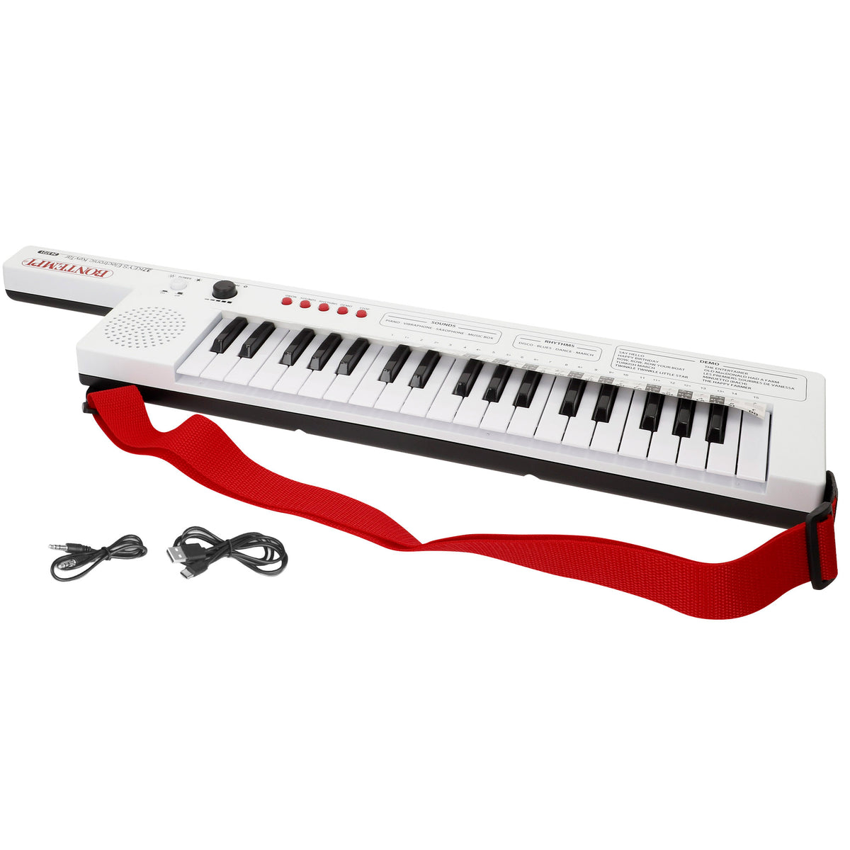 Teclado eletrónico para crianças tipo keytar 37 teclas Bontempi