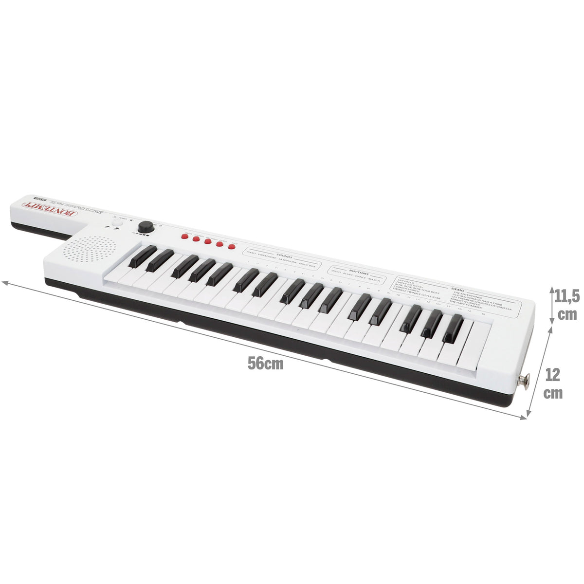 Teclado eletrónico para crianças tipo keytar 37 teclas Bontempi