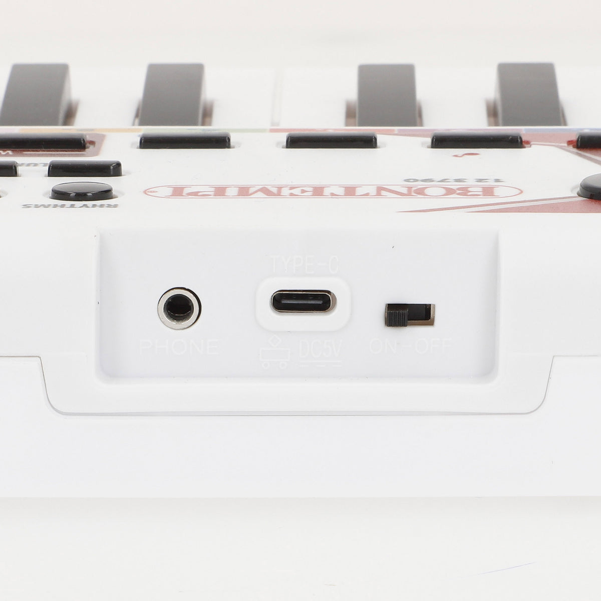 Teclado eletrónico para crianças 37 teclas com ritmos, sons e função de aprendizagem Bontempi