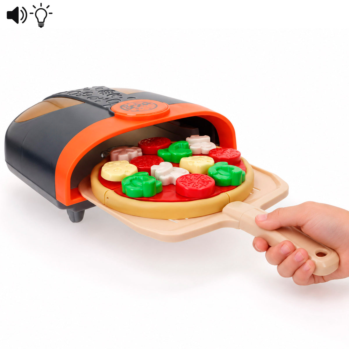 PLAY Forno de pizza com acessórios, luz e som