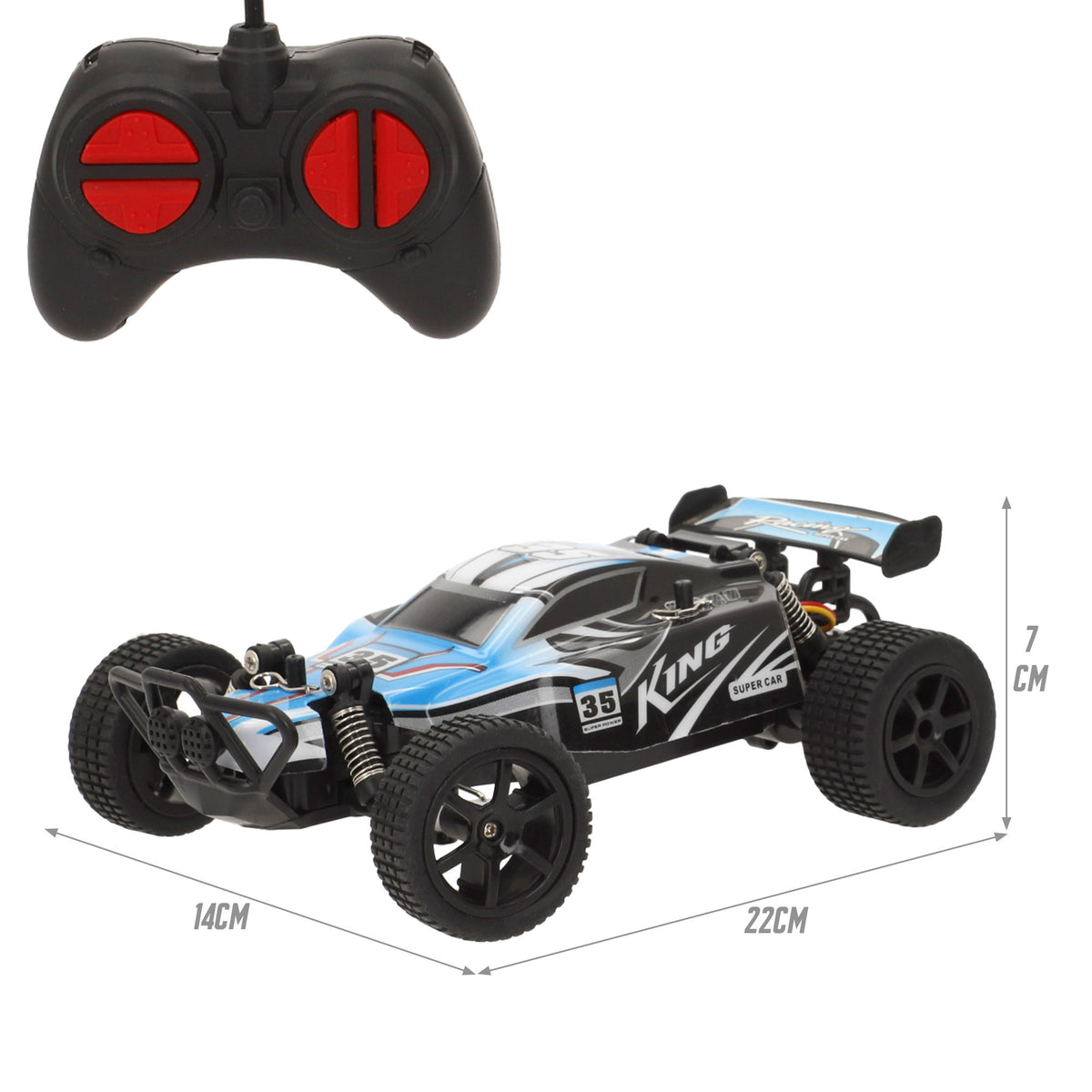 Carro de competição telecomandado 1:18 Speed & Go