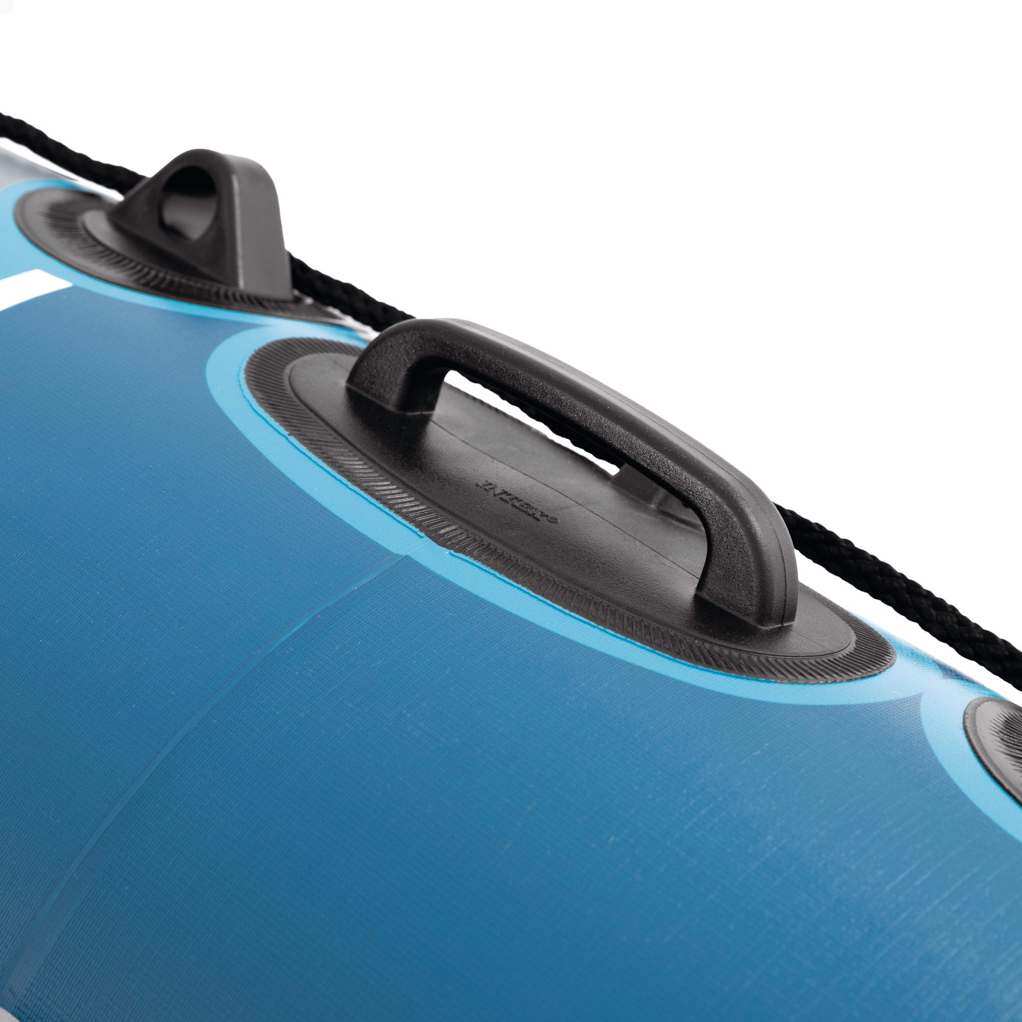 Bote insuflável INTEX Excursion 4 com remos, bomba de enchimento e assentos insufláveis.