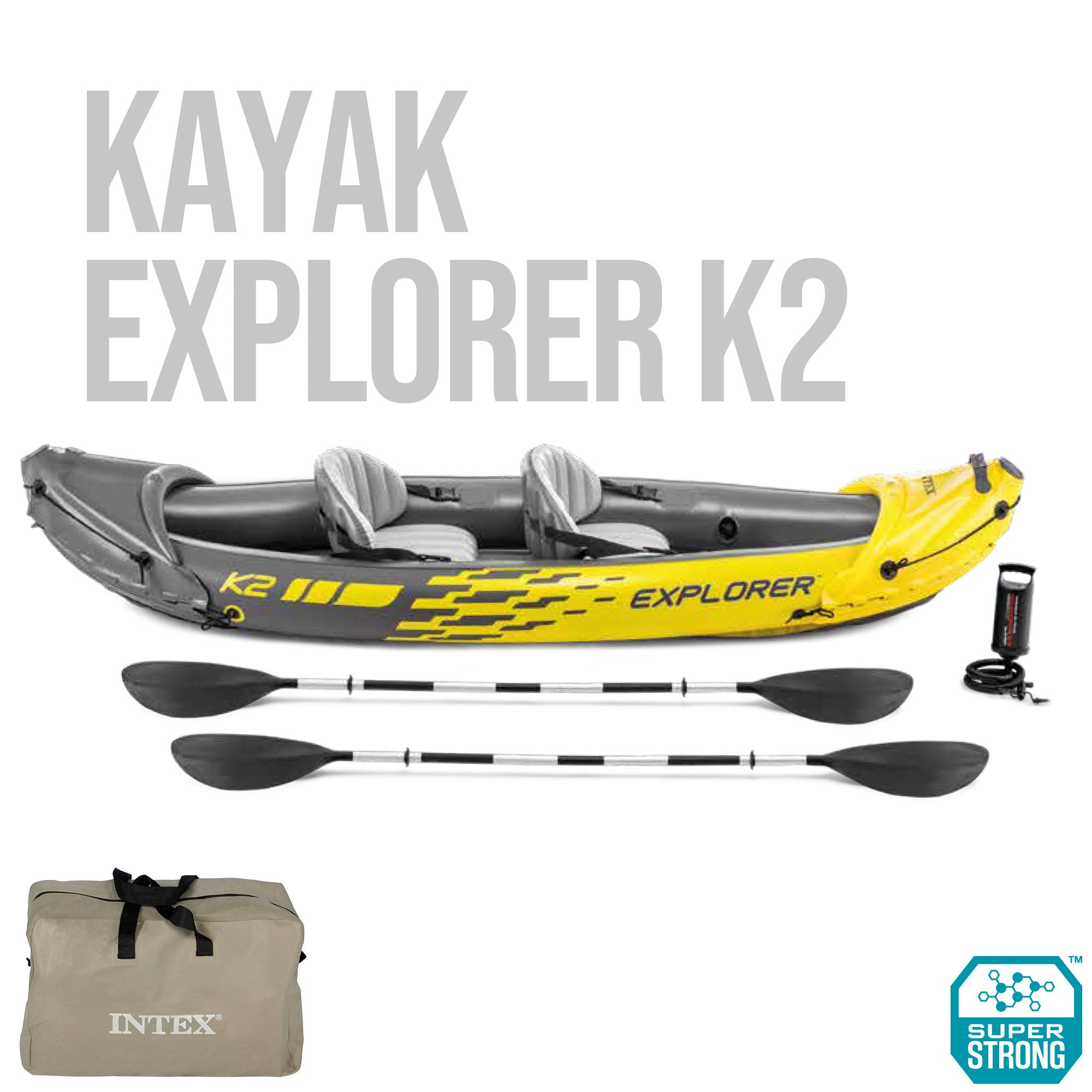 Caiaque insuflável INTEX Explorer K2