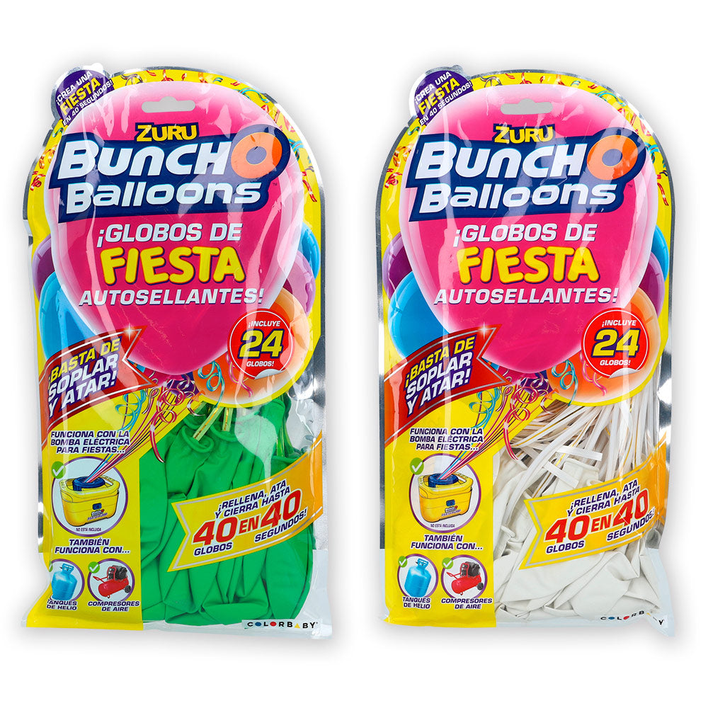Pack de 24 balões de festa autovedantes da Bunch O Balloons.