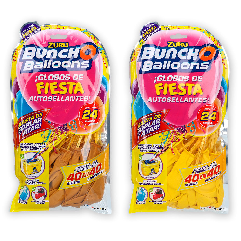 Pack de 24 balões de festa autovedantes da Bunch O Balloons.