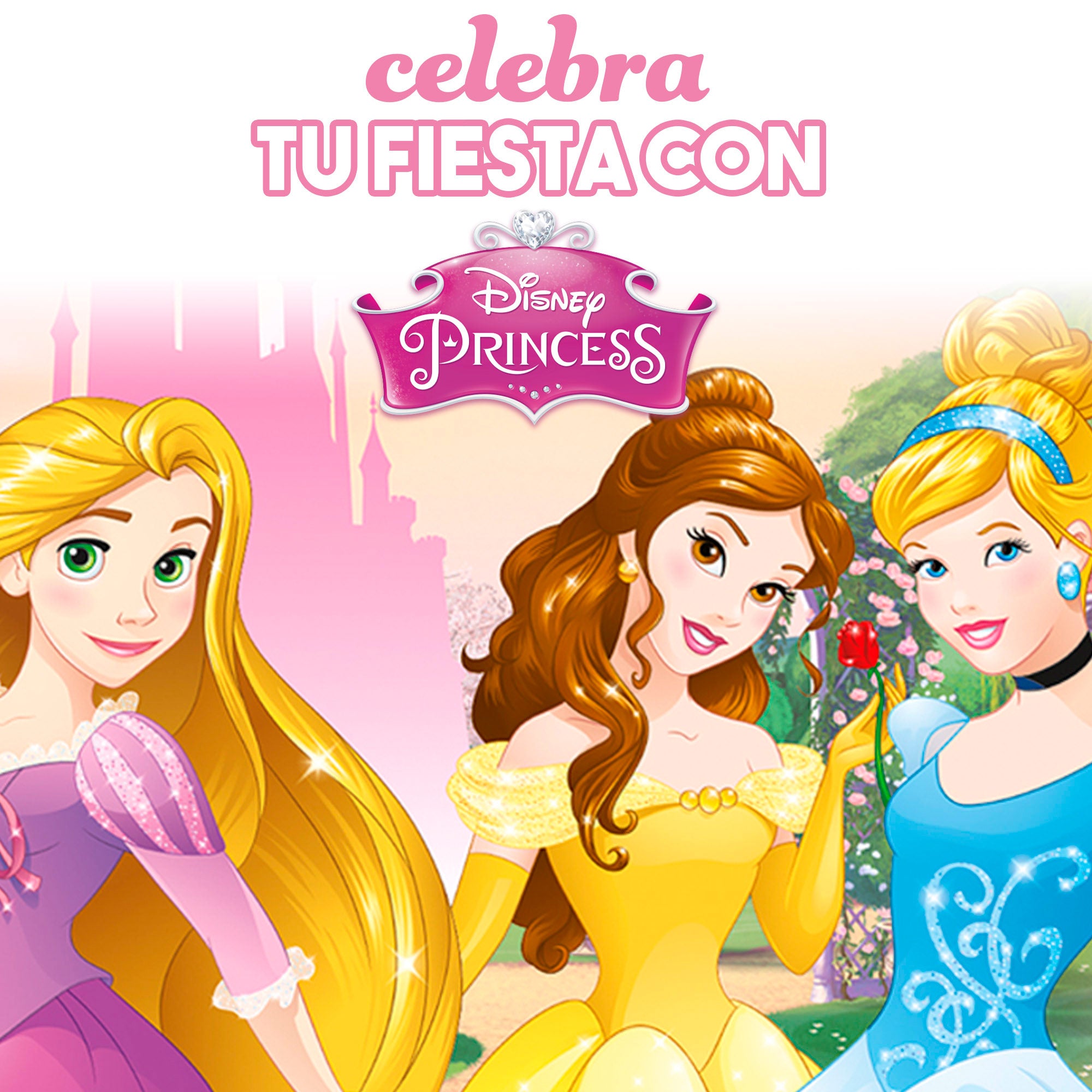 Serviço de louça descartável para criança Disney Princess, 37 peças