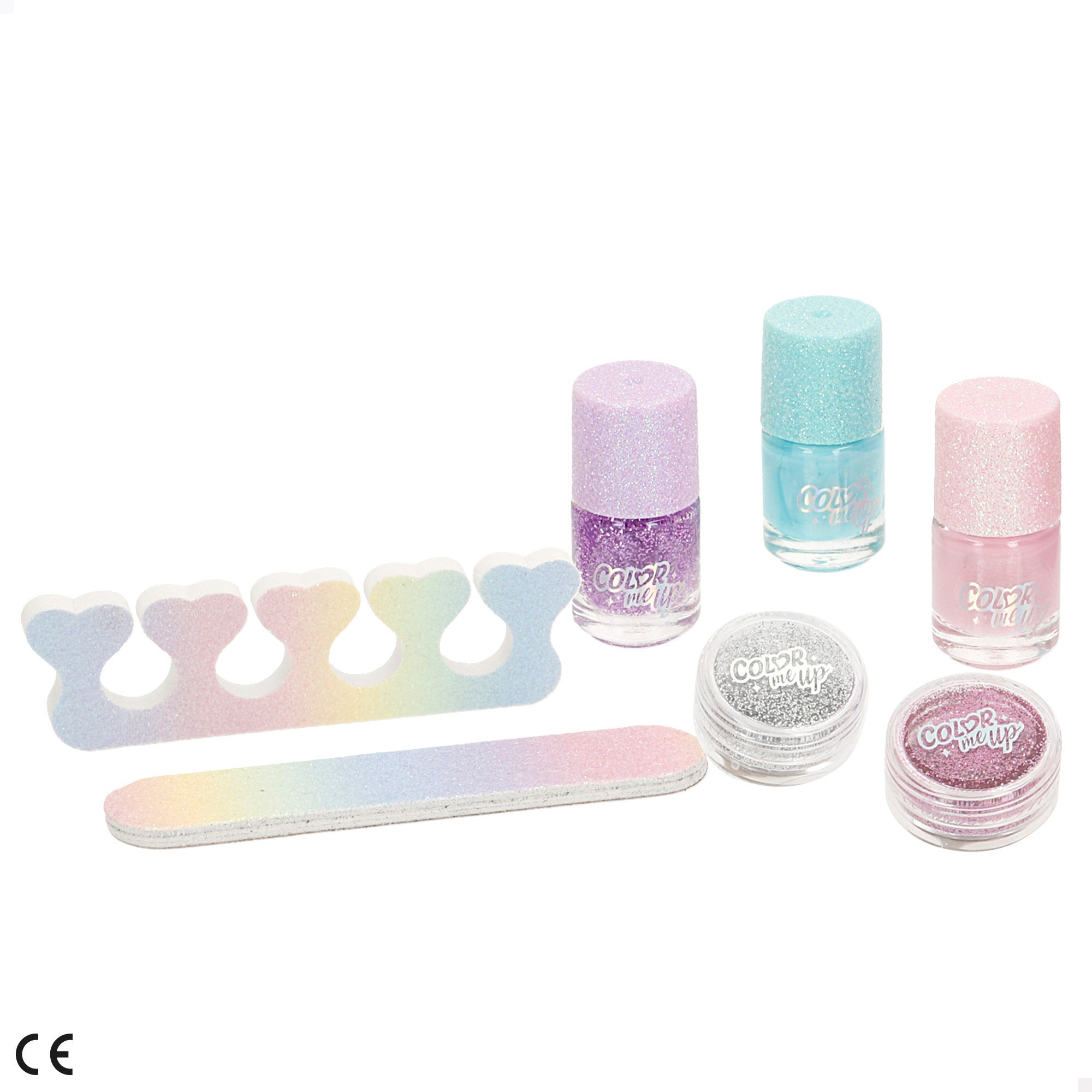 Conjunto de maquilhagem infantil Princess Dreams com acessórios COLORBABY