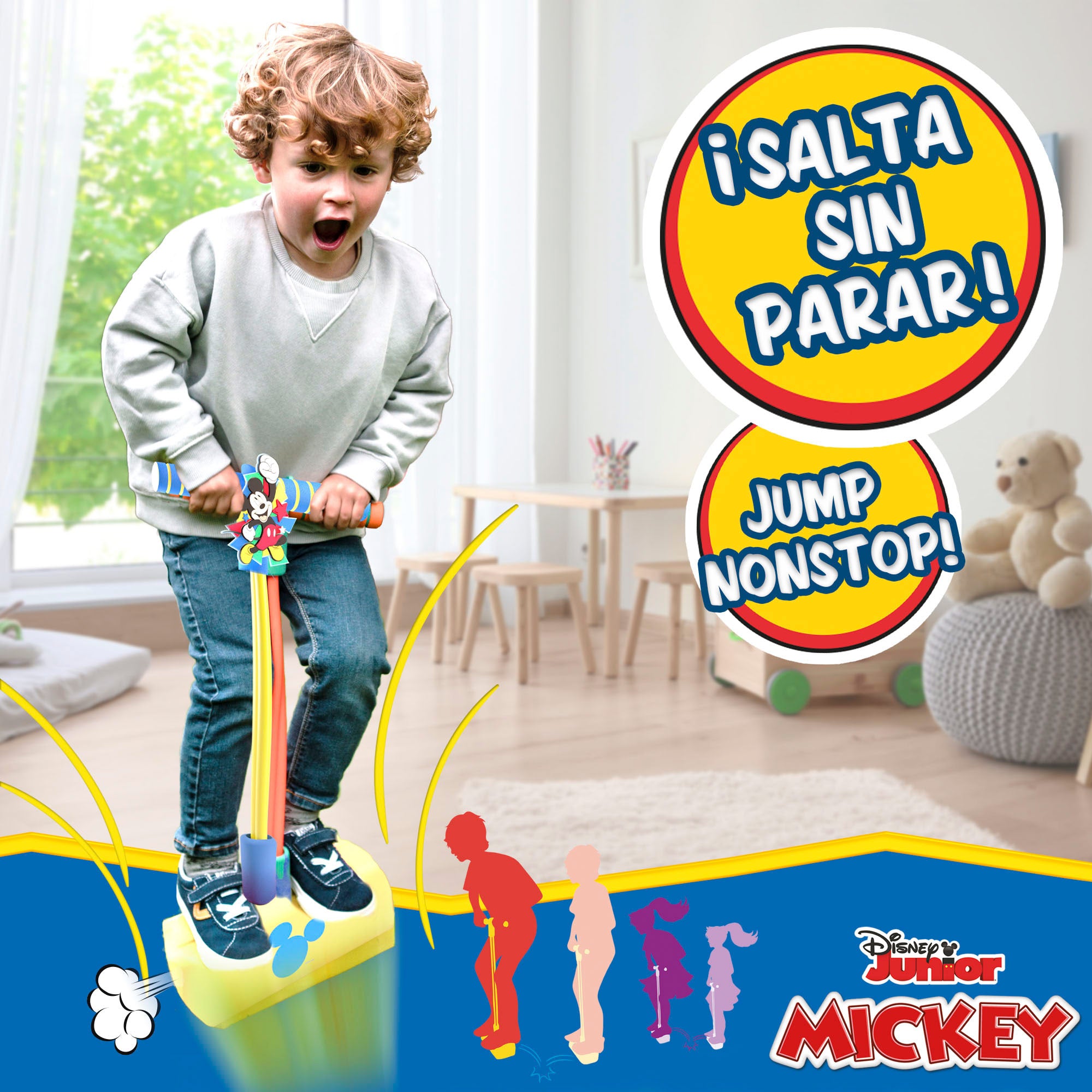 Mickey Saltando Pogo 3D