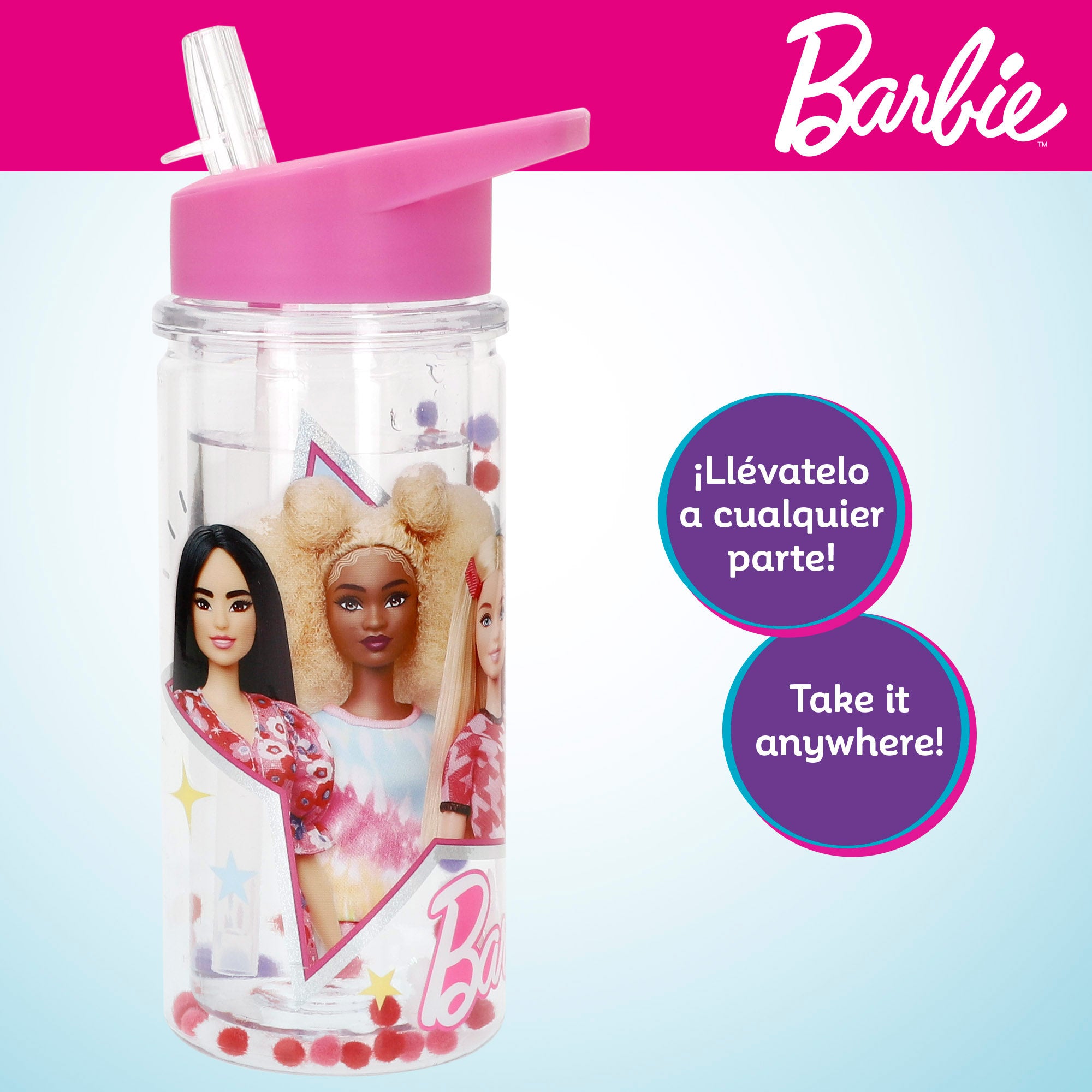 Conjunto de acessórios para mochila de colorir da Barbie