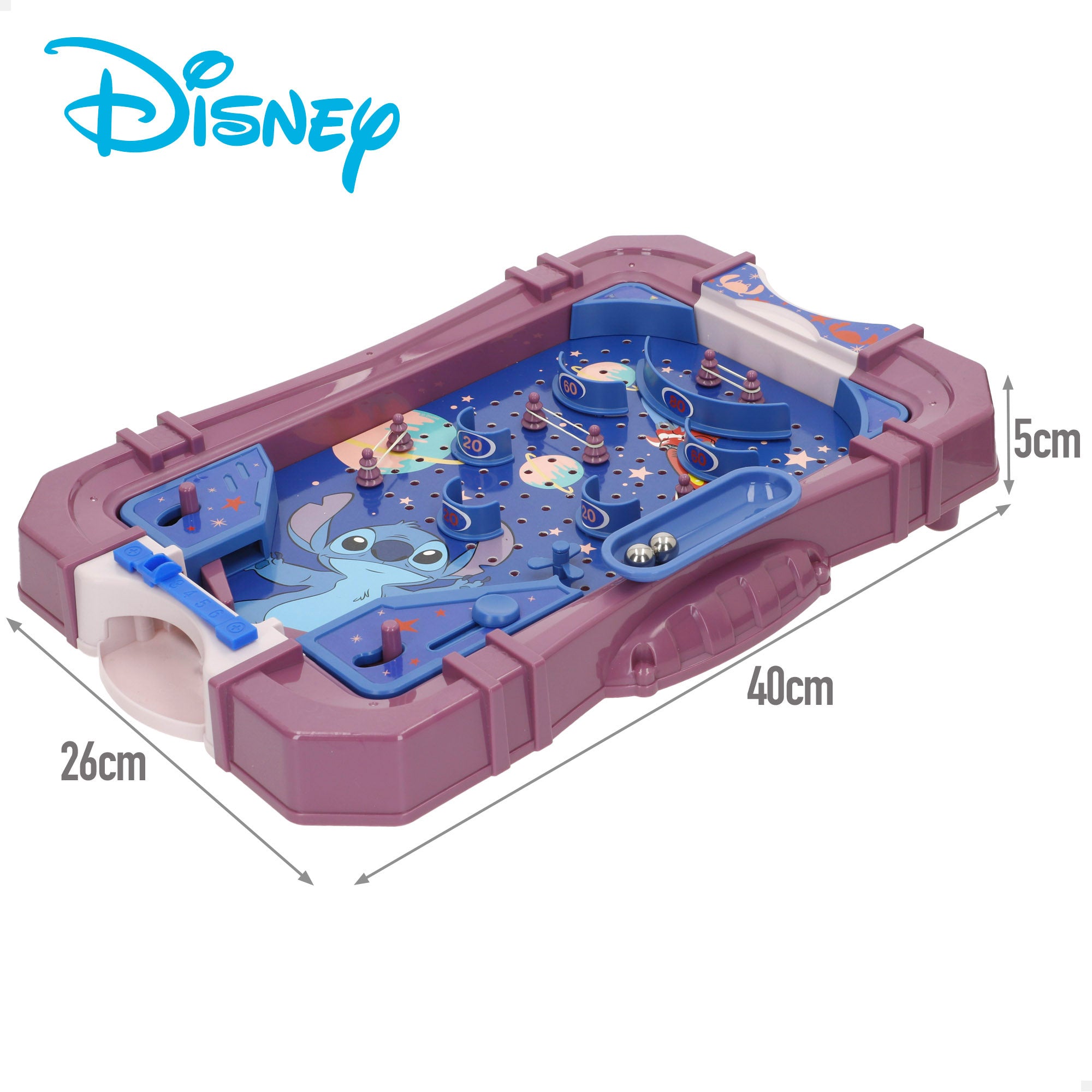Pinball Stitch para mesa infantil 26x38x8 cm