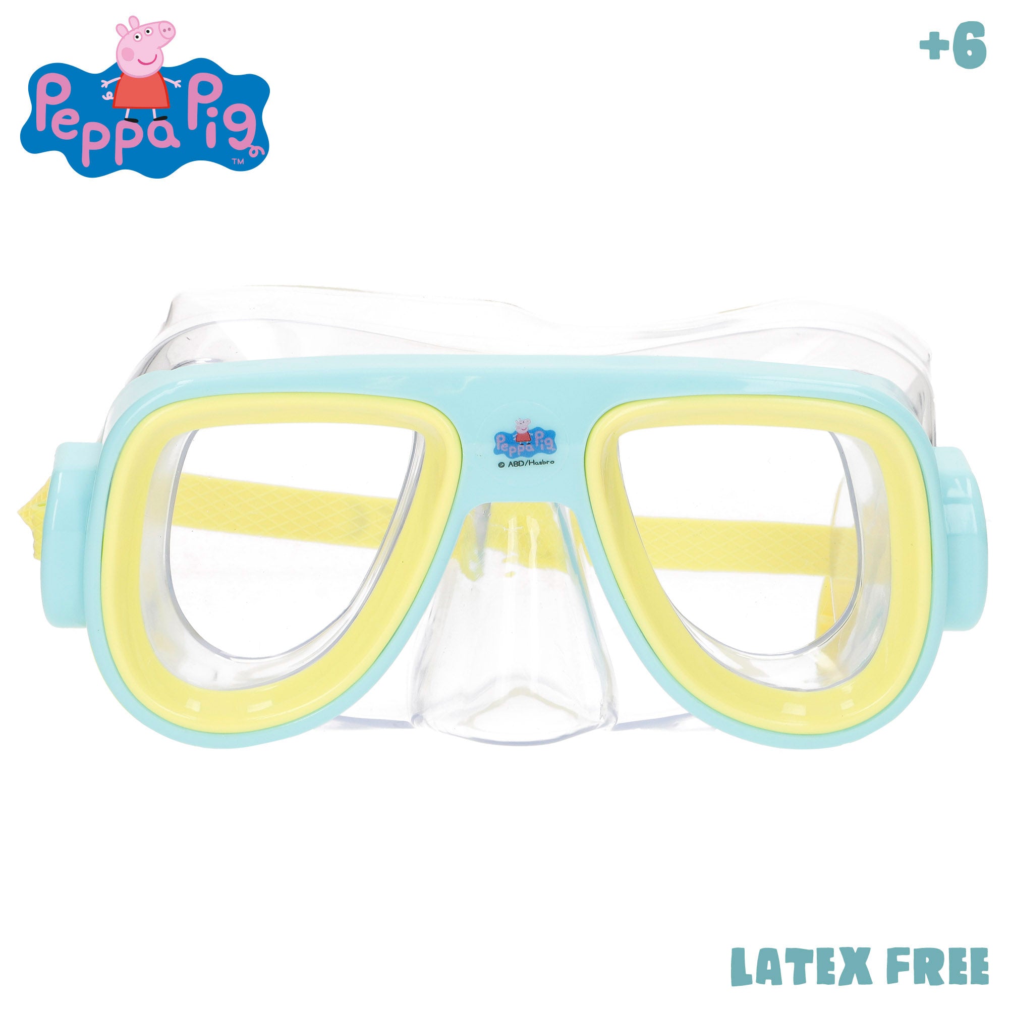 Conjunto de máscara de mergulho e snorkel da Peppa Pig